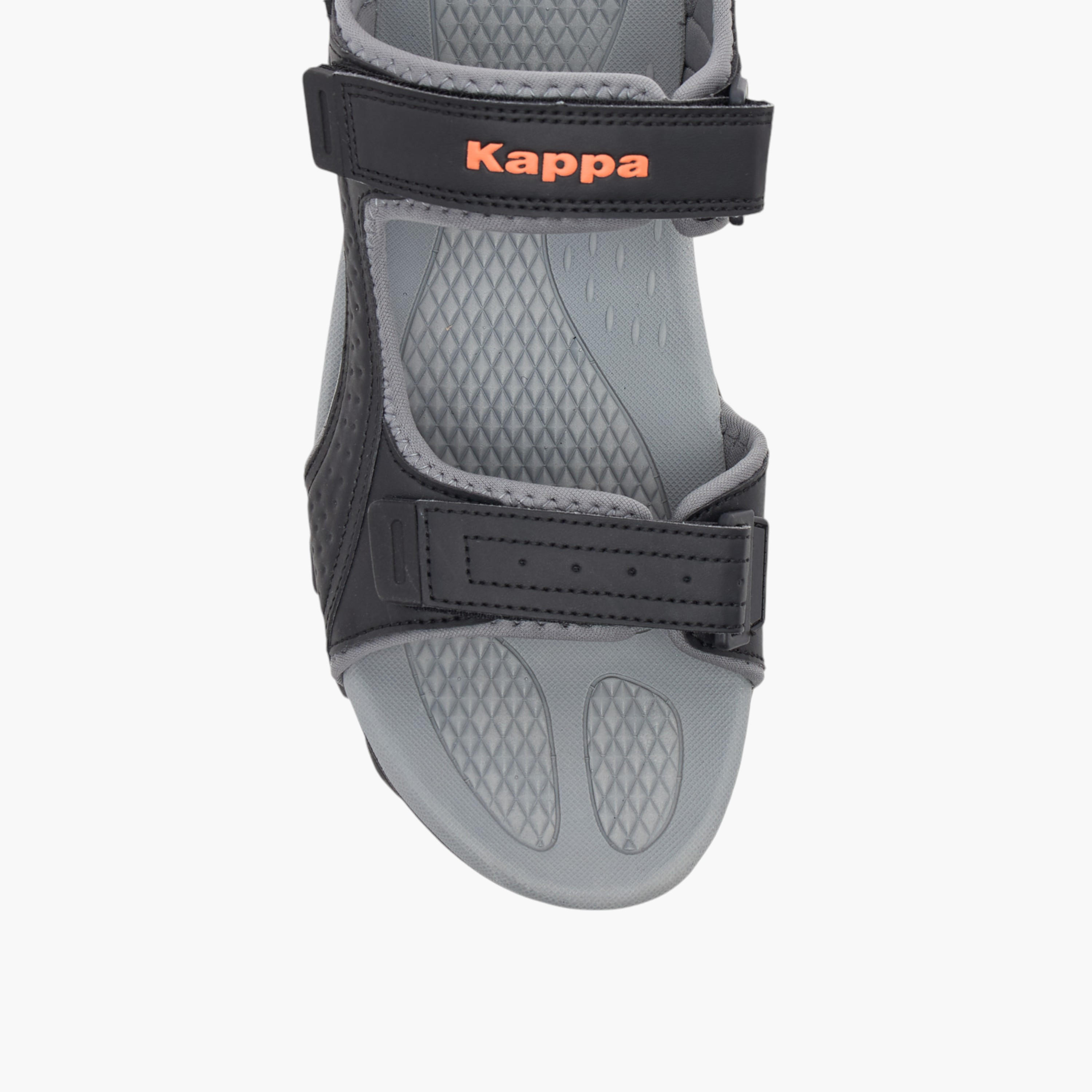 Kappa Men's Solid Sandals with Hook and Loop Closure-men-shoes-sandals-image-3