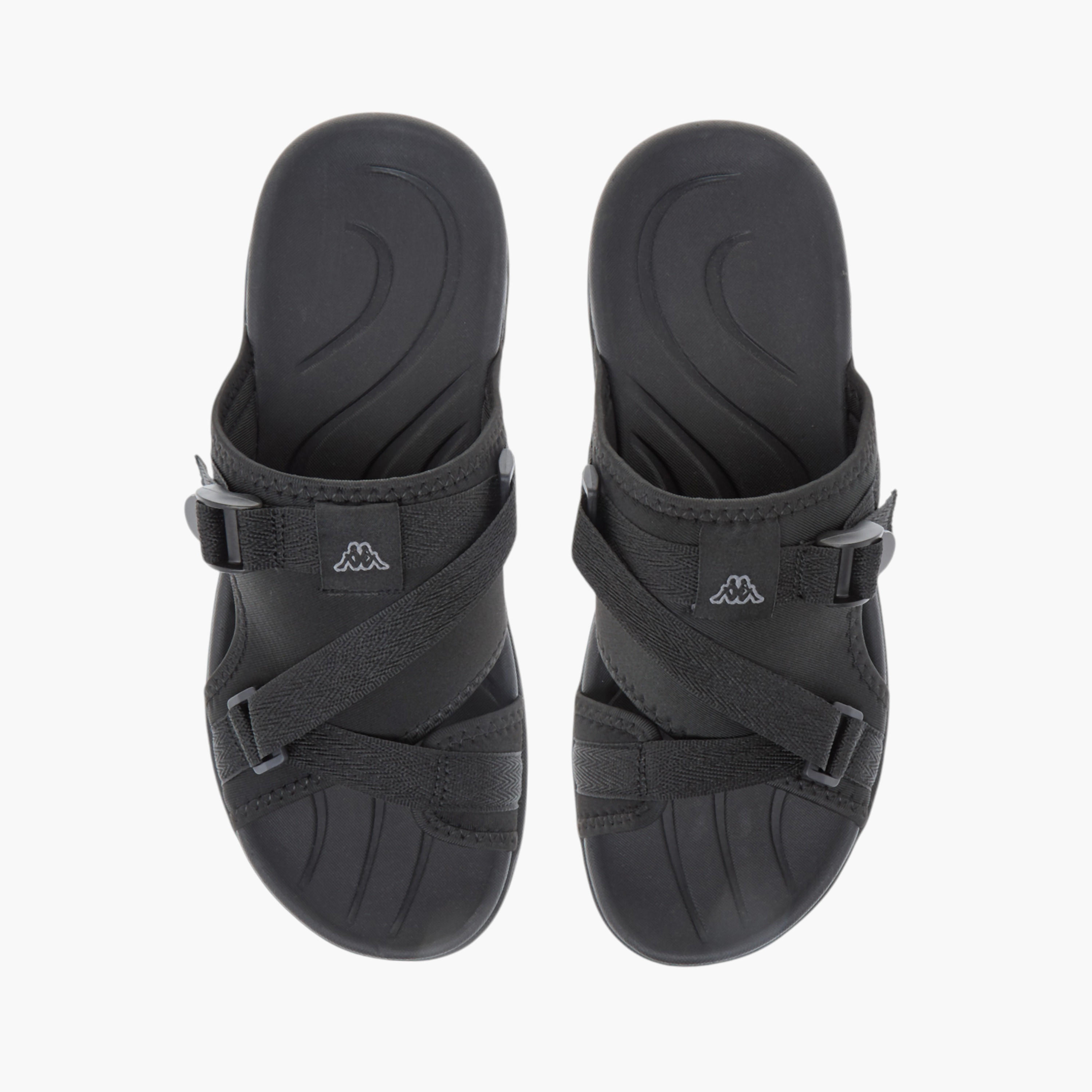 Kappa Men's Solid Slip-On Sports Sandals with Cushioning-men-shoes-sandals-image-1