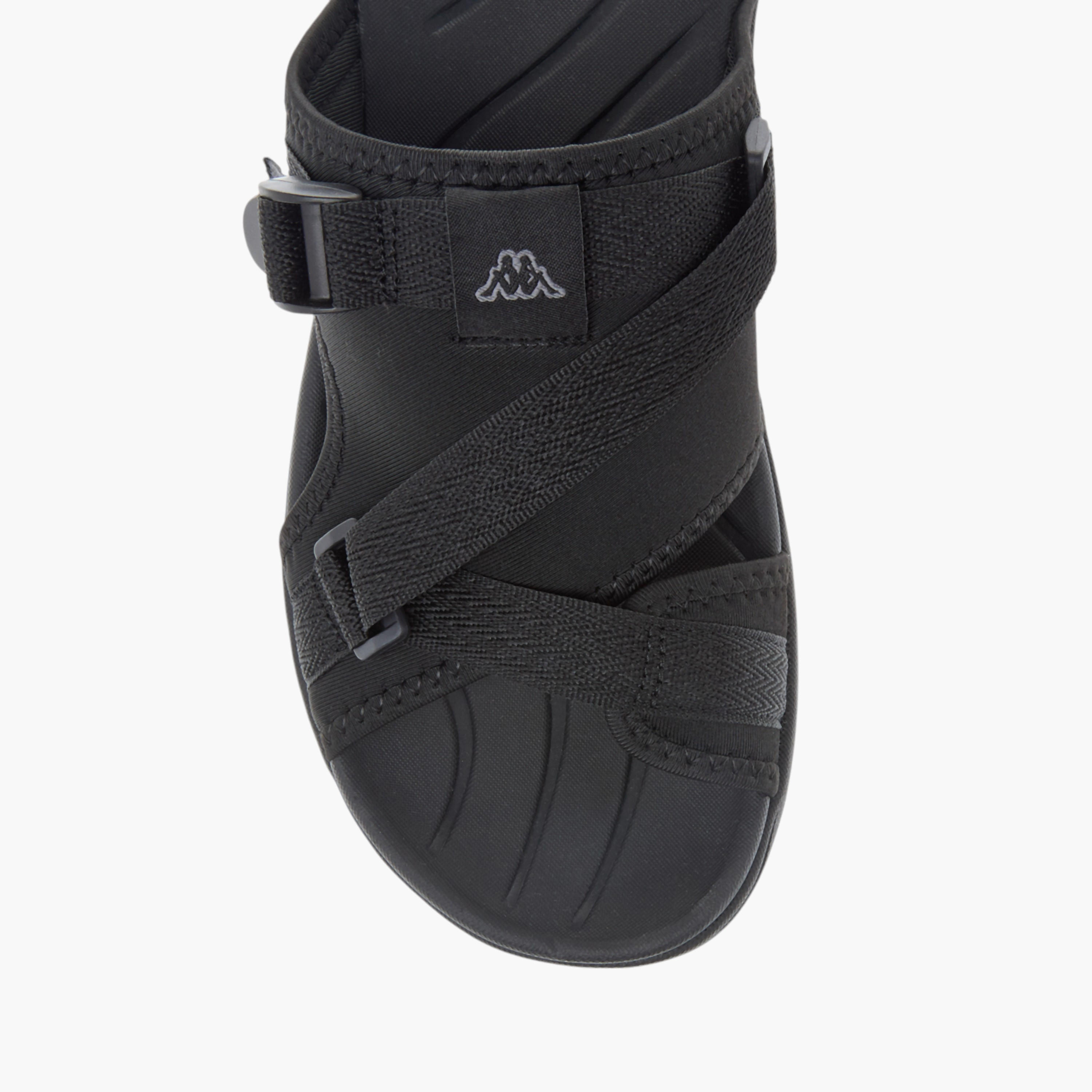 Kappa Men's Solid Slip-On Sports Sandals with Cushioning-men-shoes-sandals-image-3