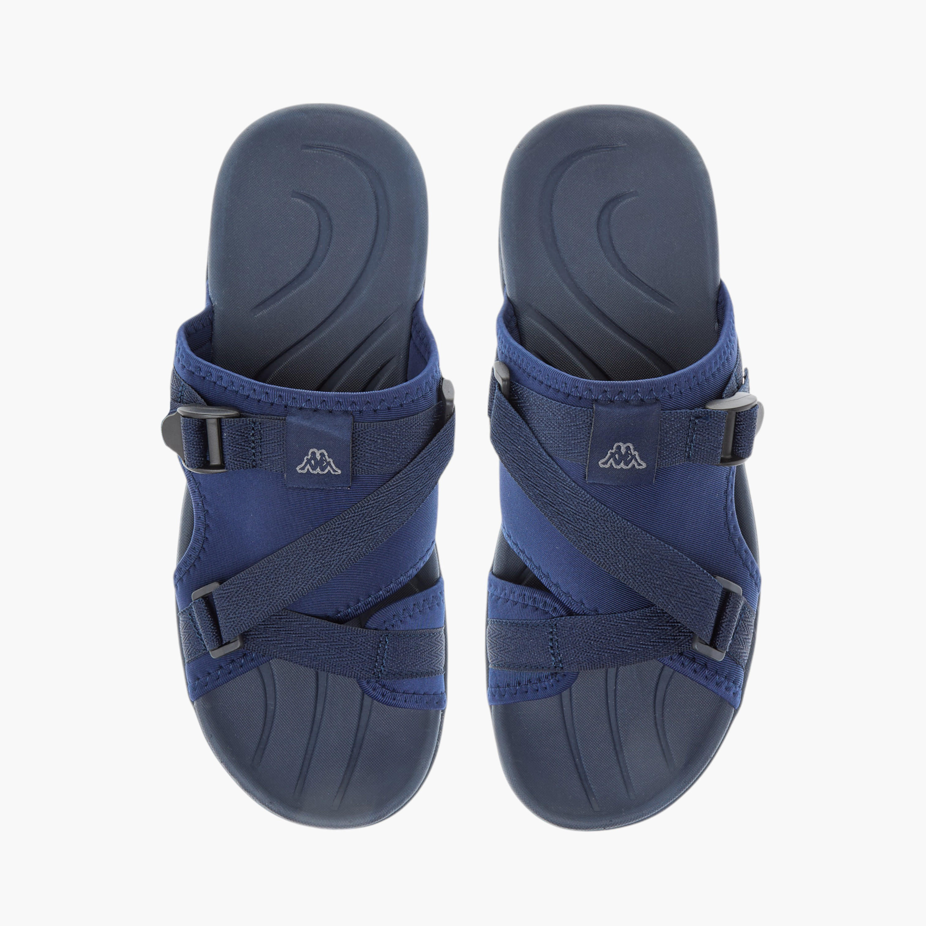 Kappa Men's Solid Slip-On Sports Sandals with Cushioning-men-shoes-sandals-image-1