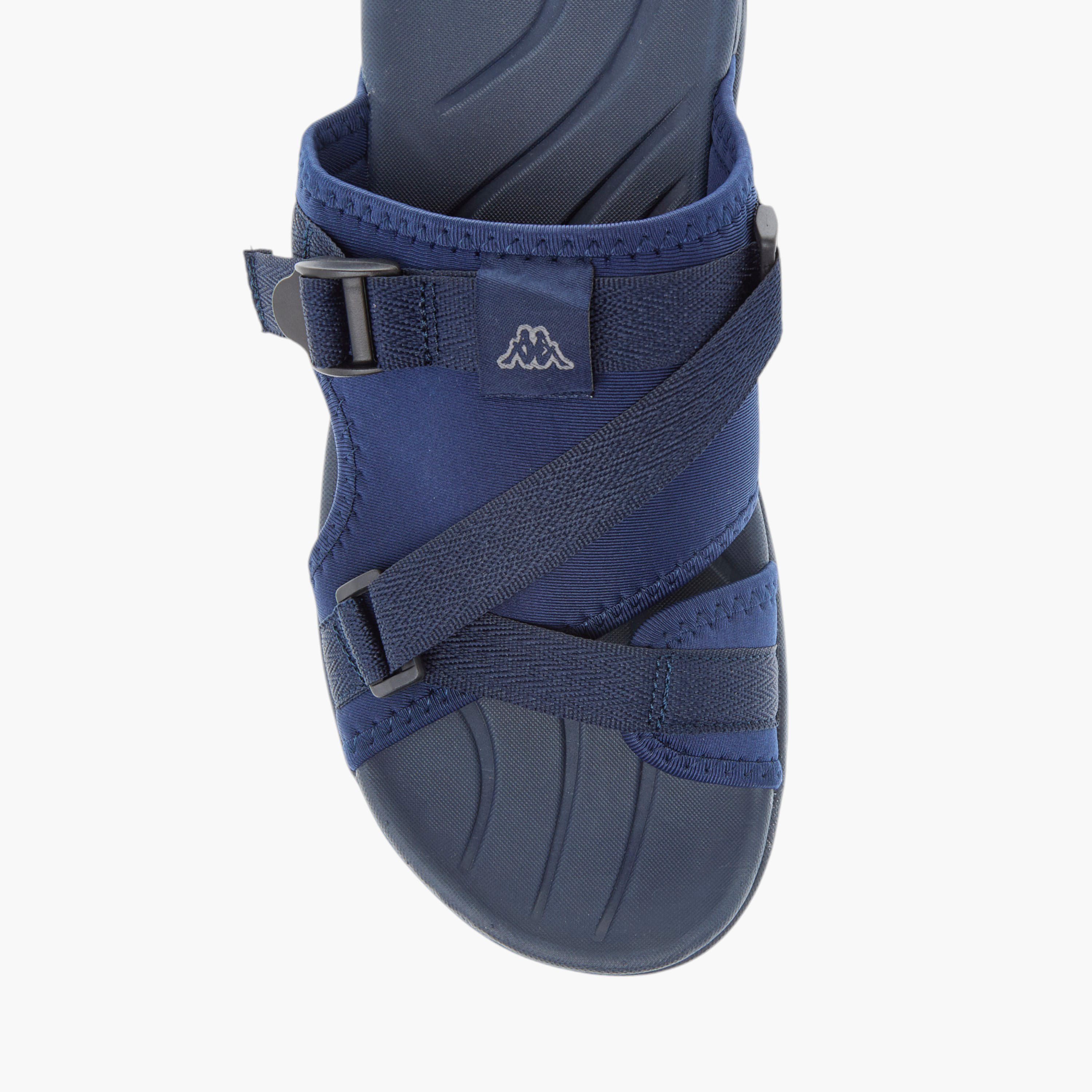 Kappa Men's Solid Slip-On Sports Sandals with Cushioning-men-shoes-sandals-image-3