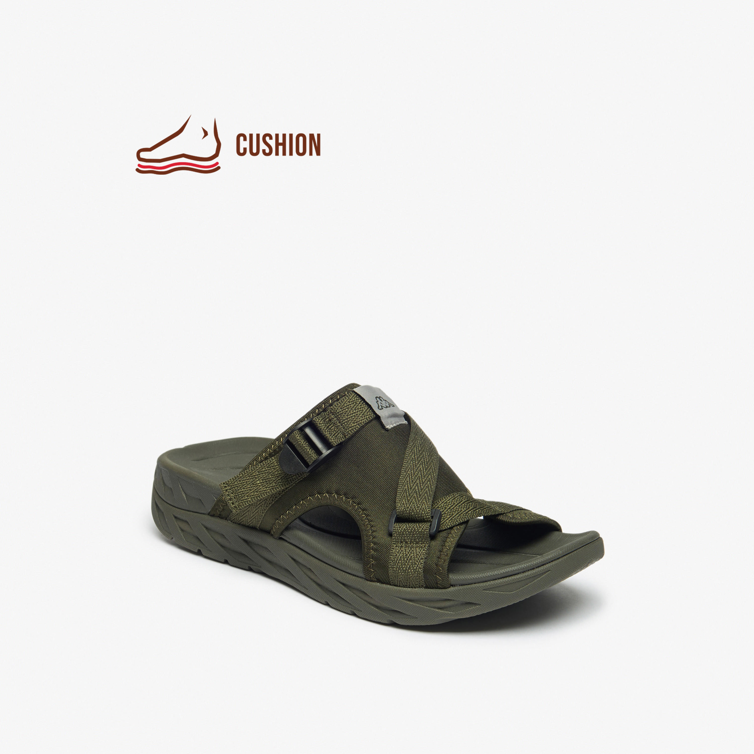 صندل رياضي سهل الارتداء سادة ببطانة للرجال من كابا -men-shoes-sandals-image-5