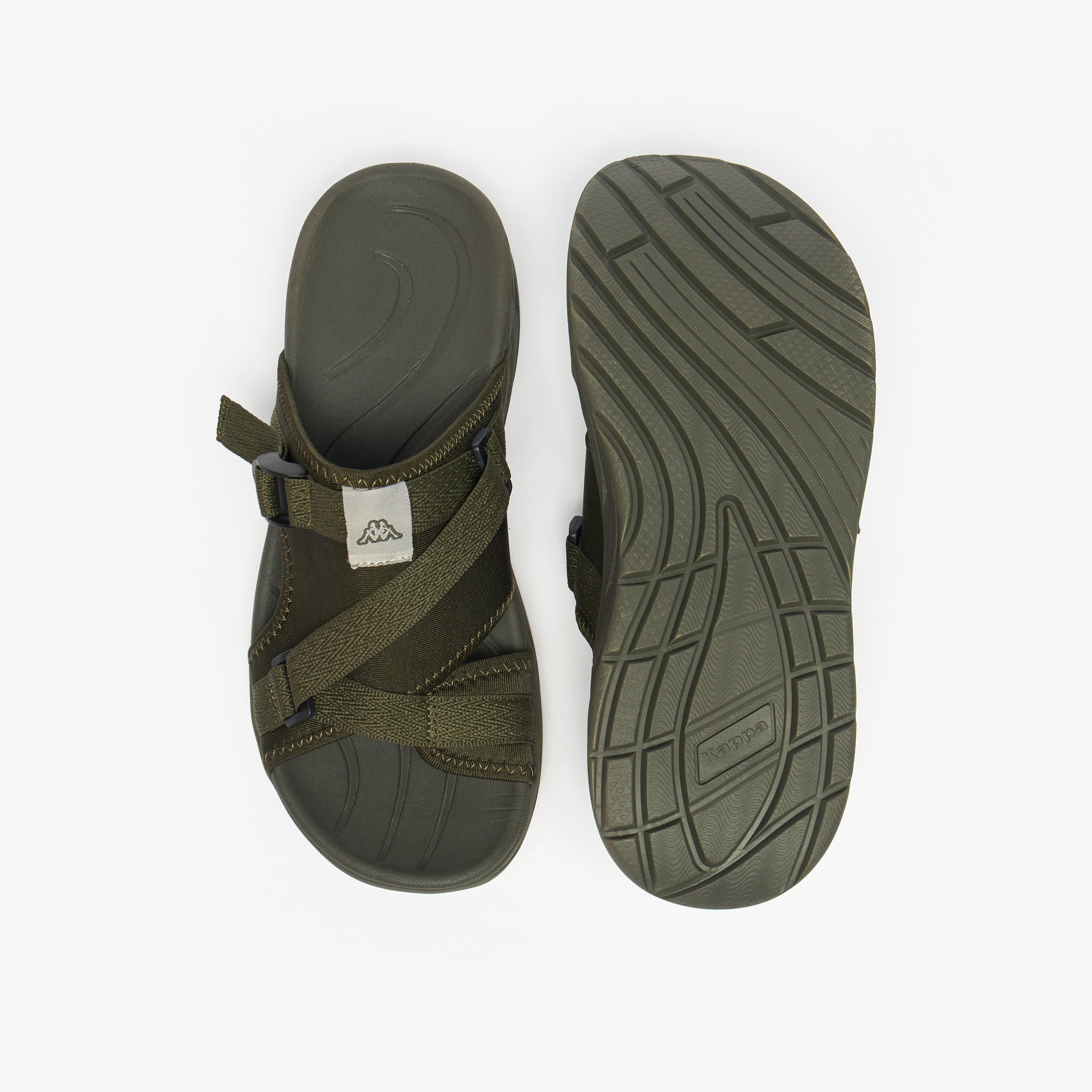صندل رياضي سهل الارتداء سادة ببطانة للرجال من كابا -men-shoes-sandals-image-1