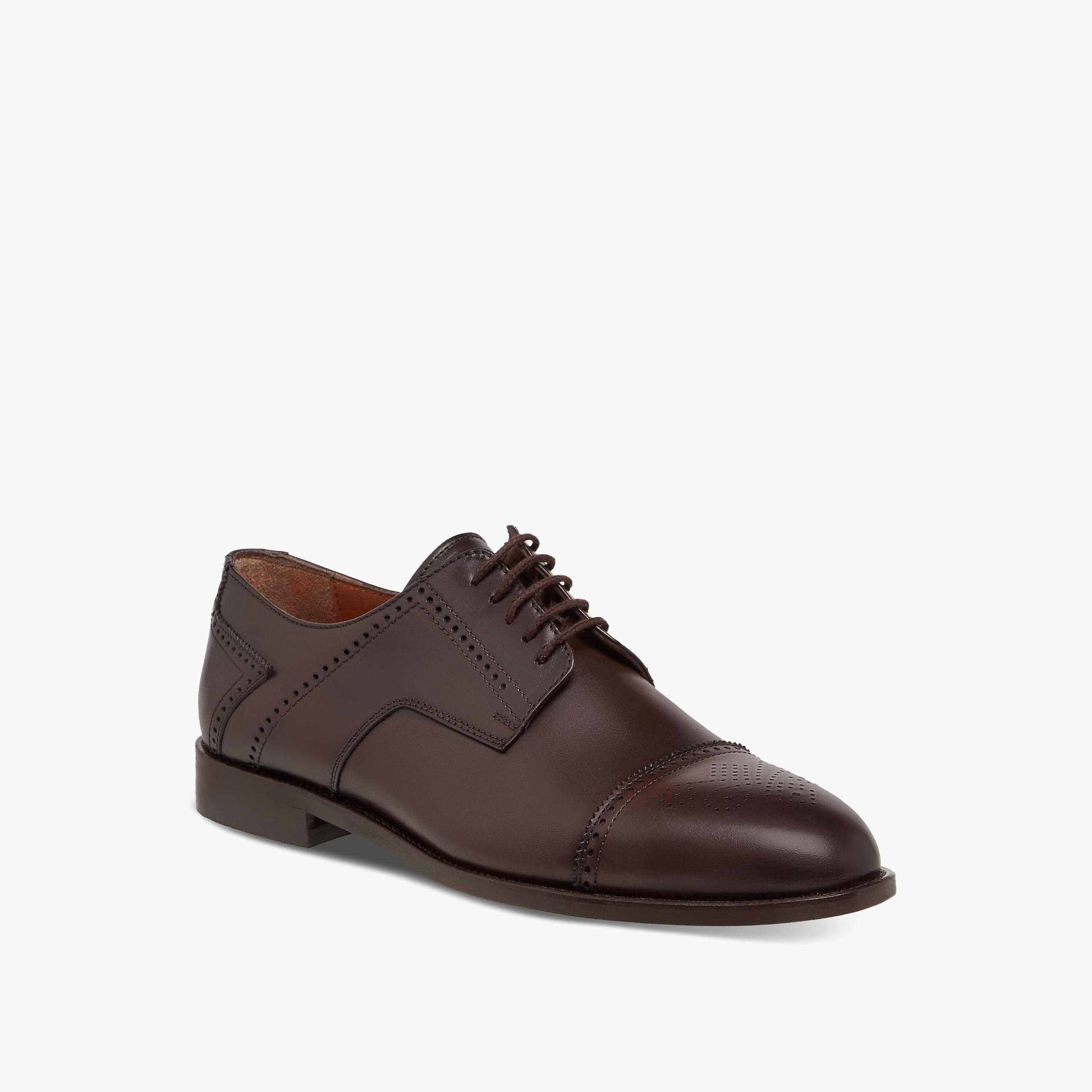 Duchini Men Lace-Up Leather Derby Shoes-men-shoes-formalshoes-image-2