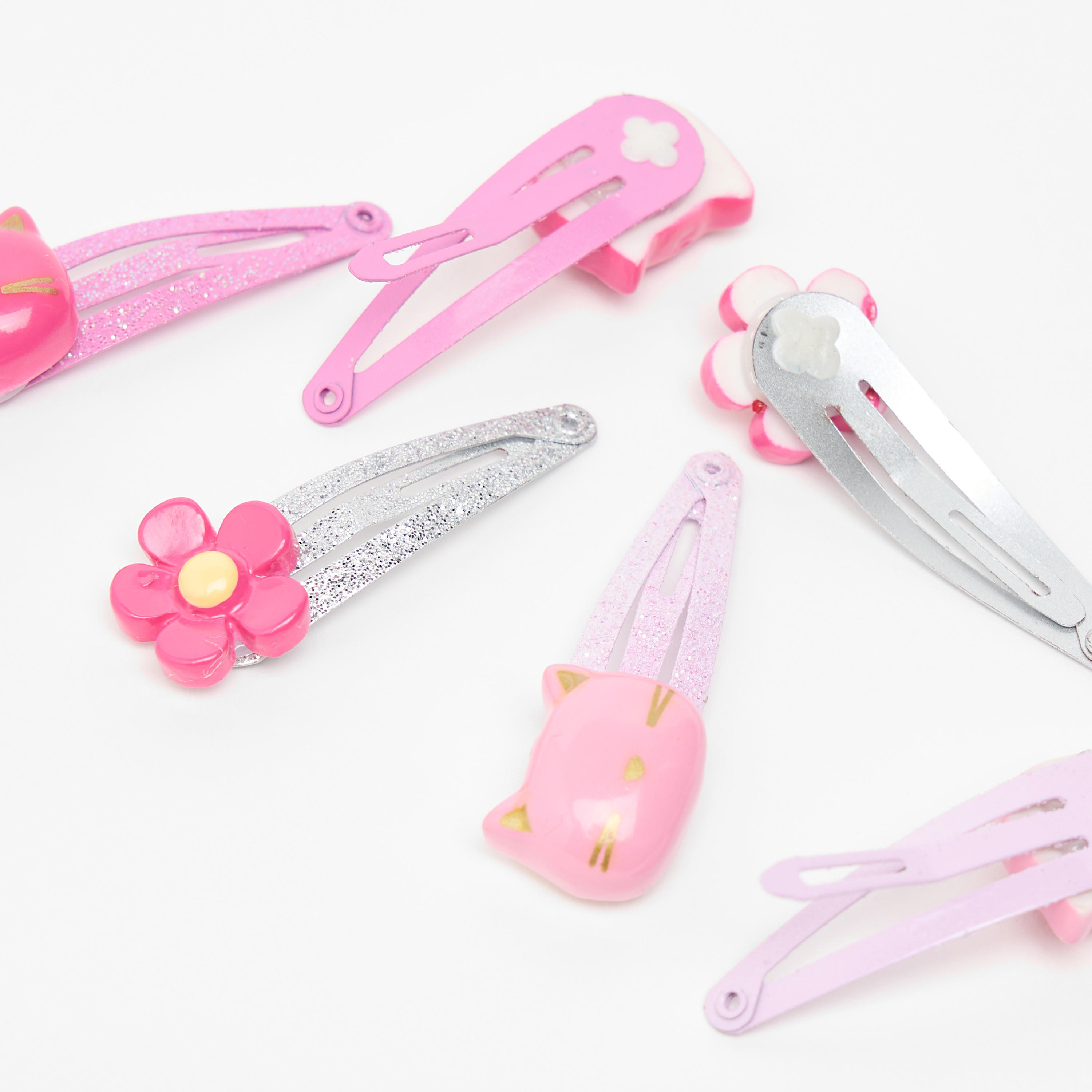 مشابك شعر بدلاية مزينة من فلورا بيلا - طقم 6 قطع-girls-accessories-hairaccessories-image-3