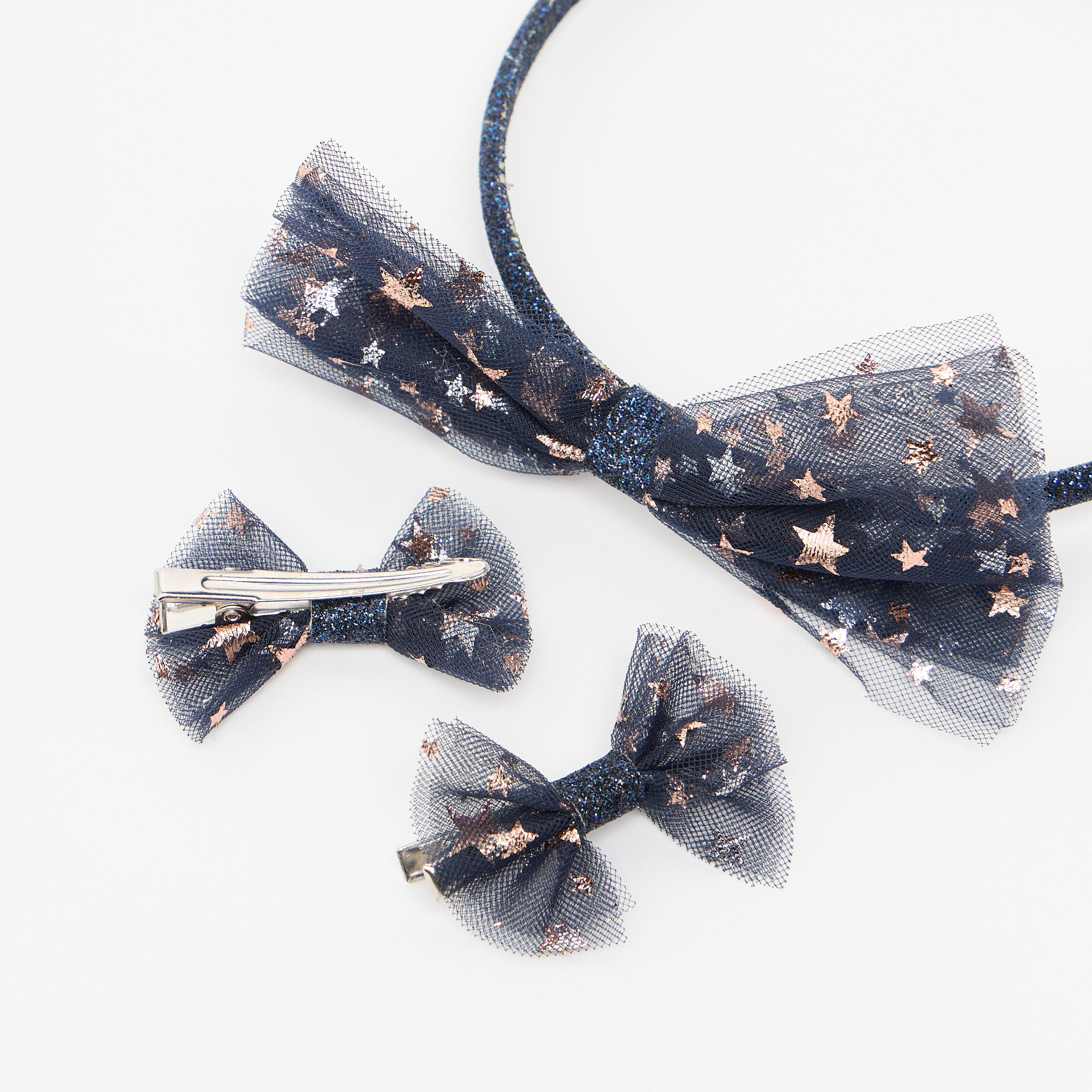 طقم شريطة ومشبك شعر 3 قطع من فلورا بيلا-girls-accessories-hairaccessories-image-4