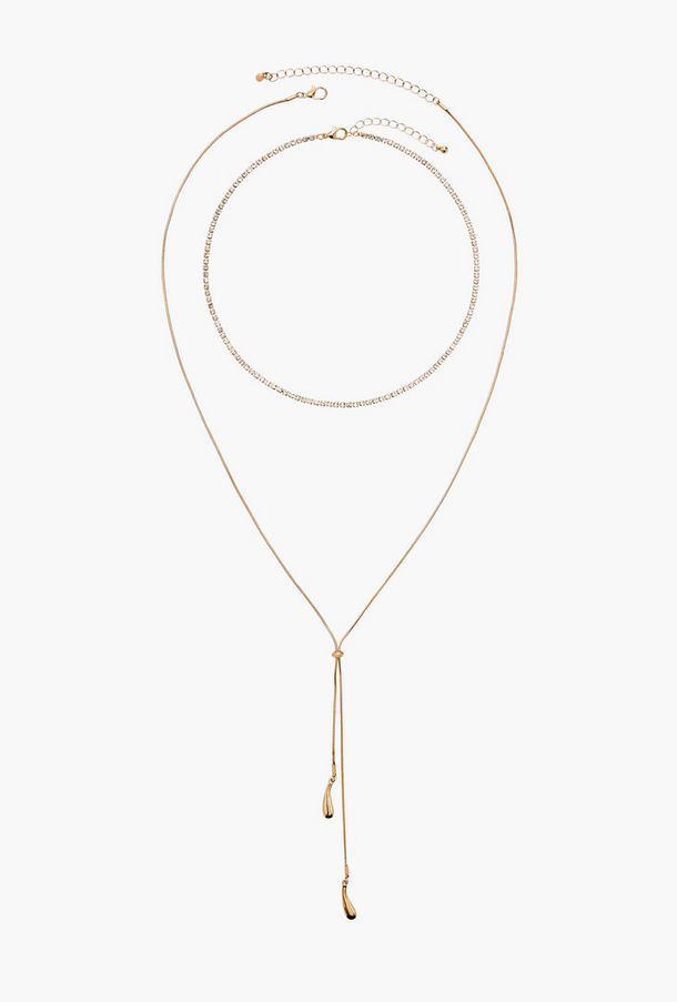 Flora Bella Metal Assorted Necklace - Set of 2-women-watchesandjewellery-jewellery-necklacesandpendants-image-1