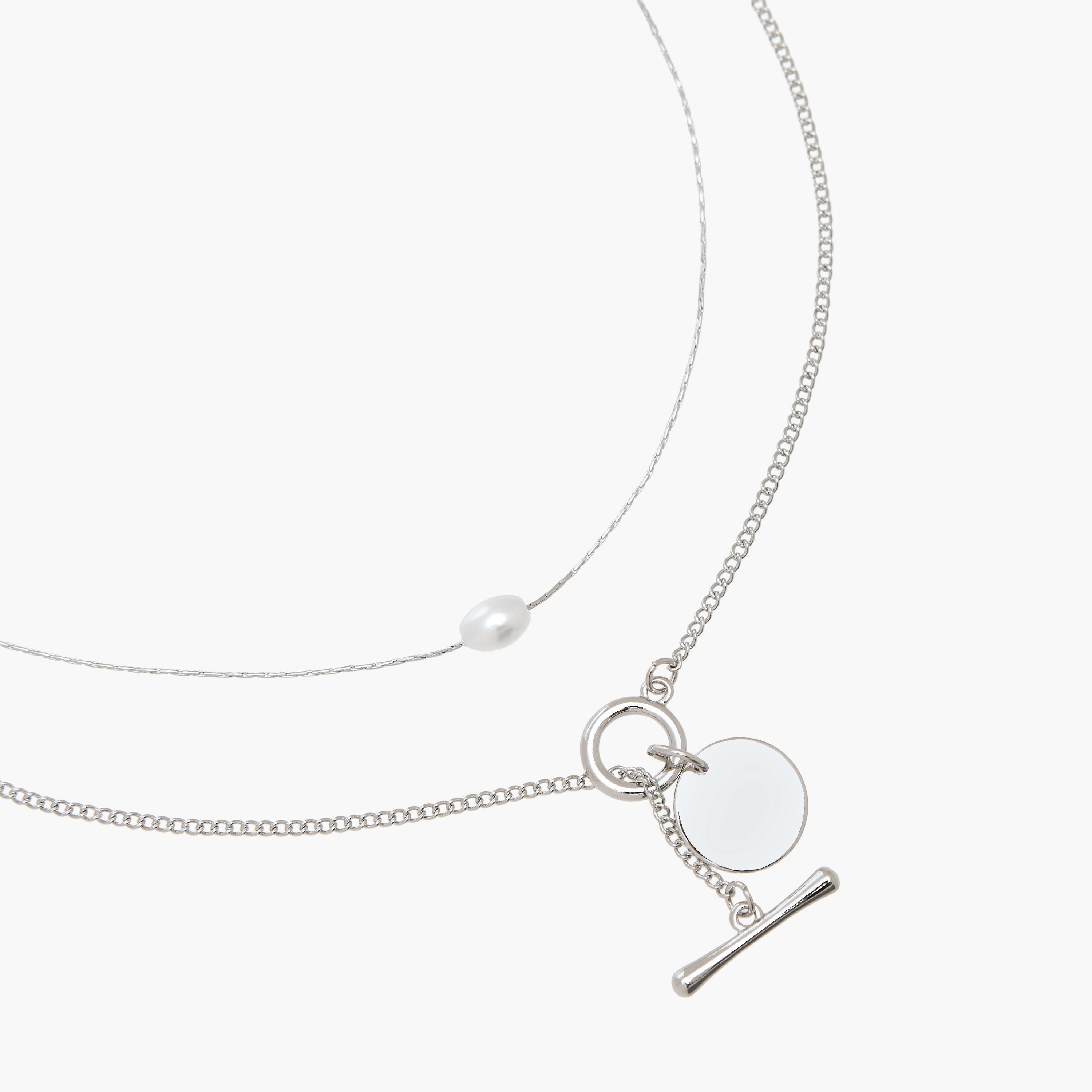 Flora Bella Set of 3 Metallic Pendant Necklace and Earrings-women-watchesandjewellery-jewellery-jewellerysets-image-5