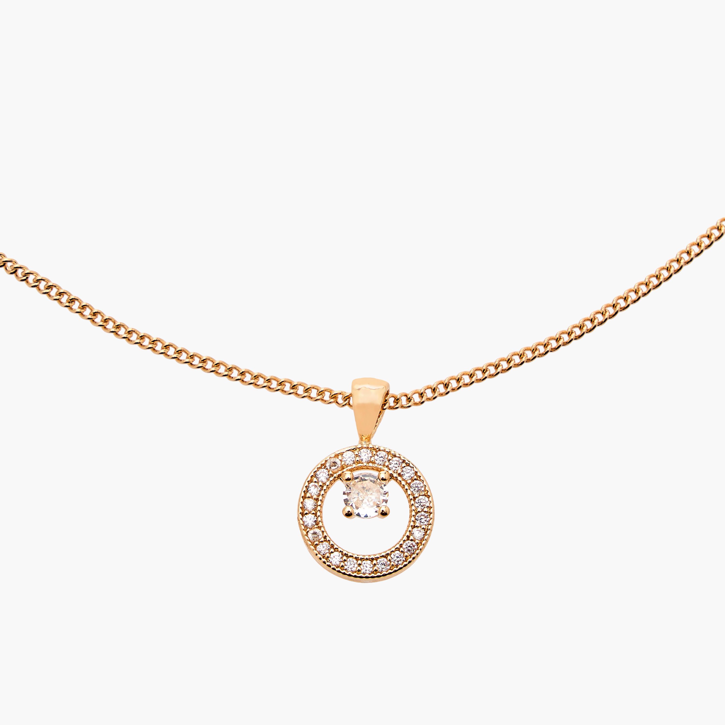 Flora Bella Set of 2 Embellished Metal Necklace and Earrings-women-watchesandjewellery-jewellery-jewellerysets-image-5
