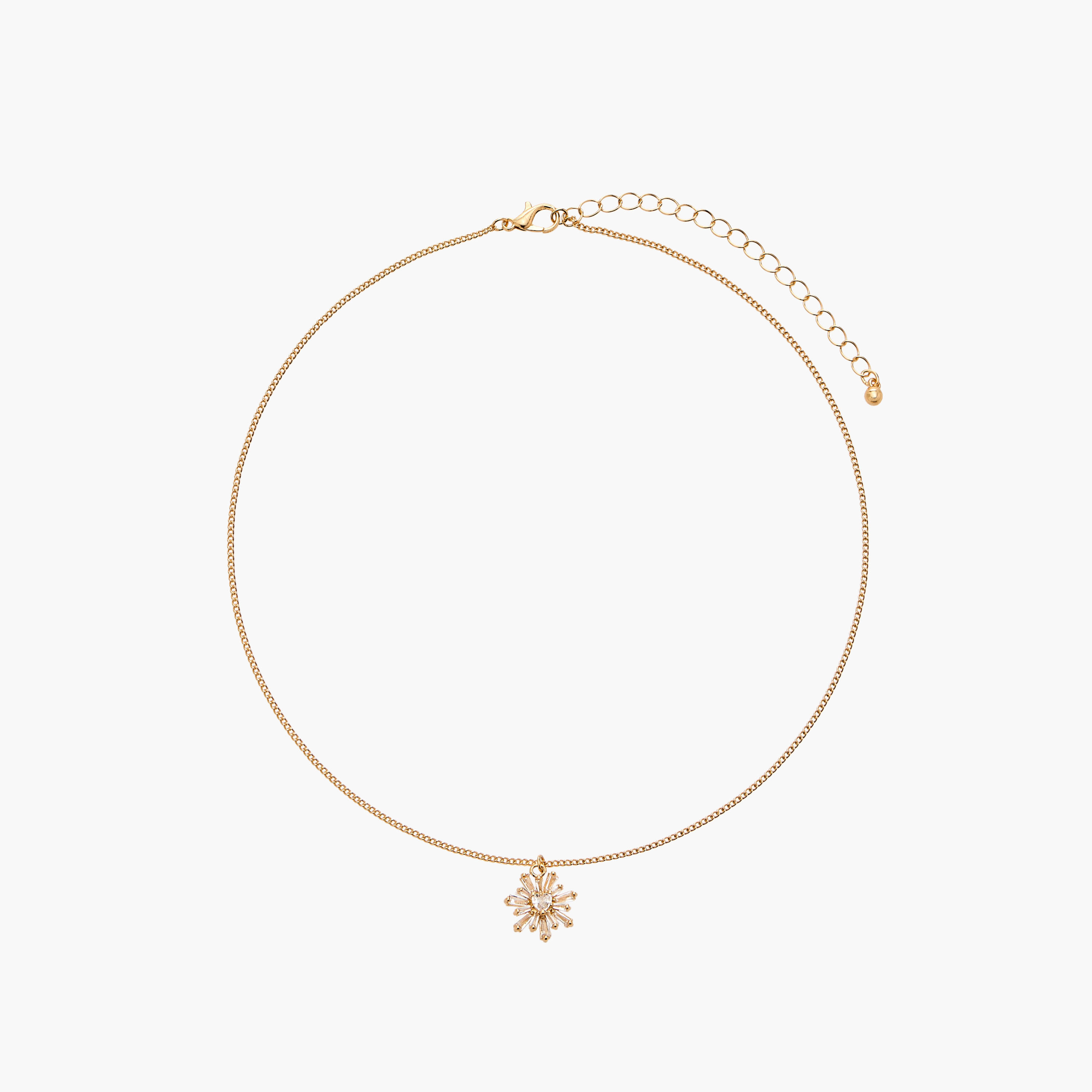 طقم عقد معدن مع حلق قطعتين من فلورا بيلا-women-watchesandjewellery-jewellery-jewellerysets-image-2