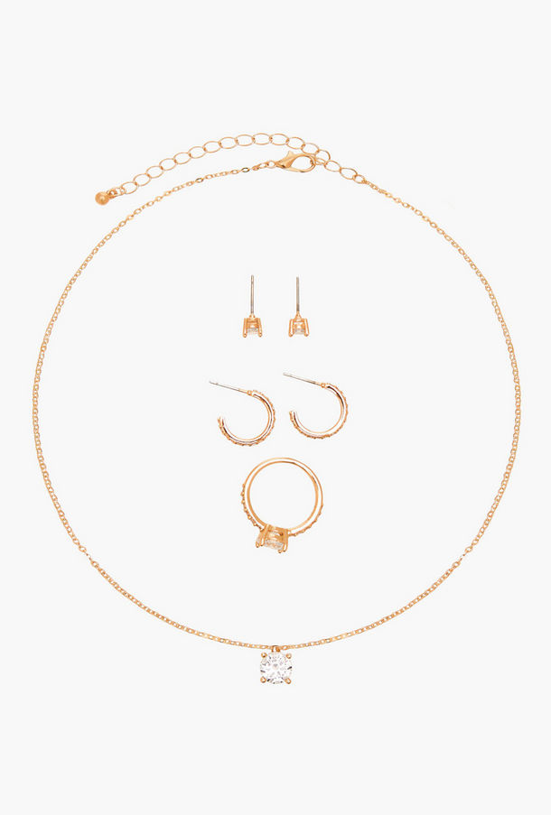 Flora Bella Metallic 4-Piece Jewellery Set-women-image-1