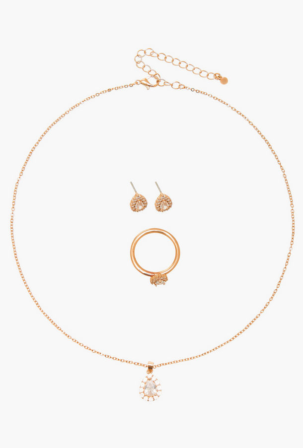 Flora Bella Metallic 3-Piece Jewellery Set-women-image-1