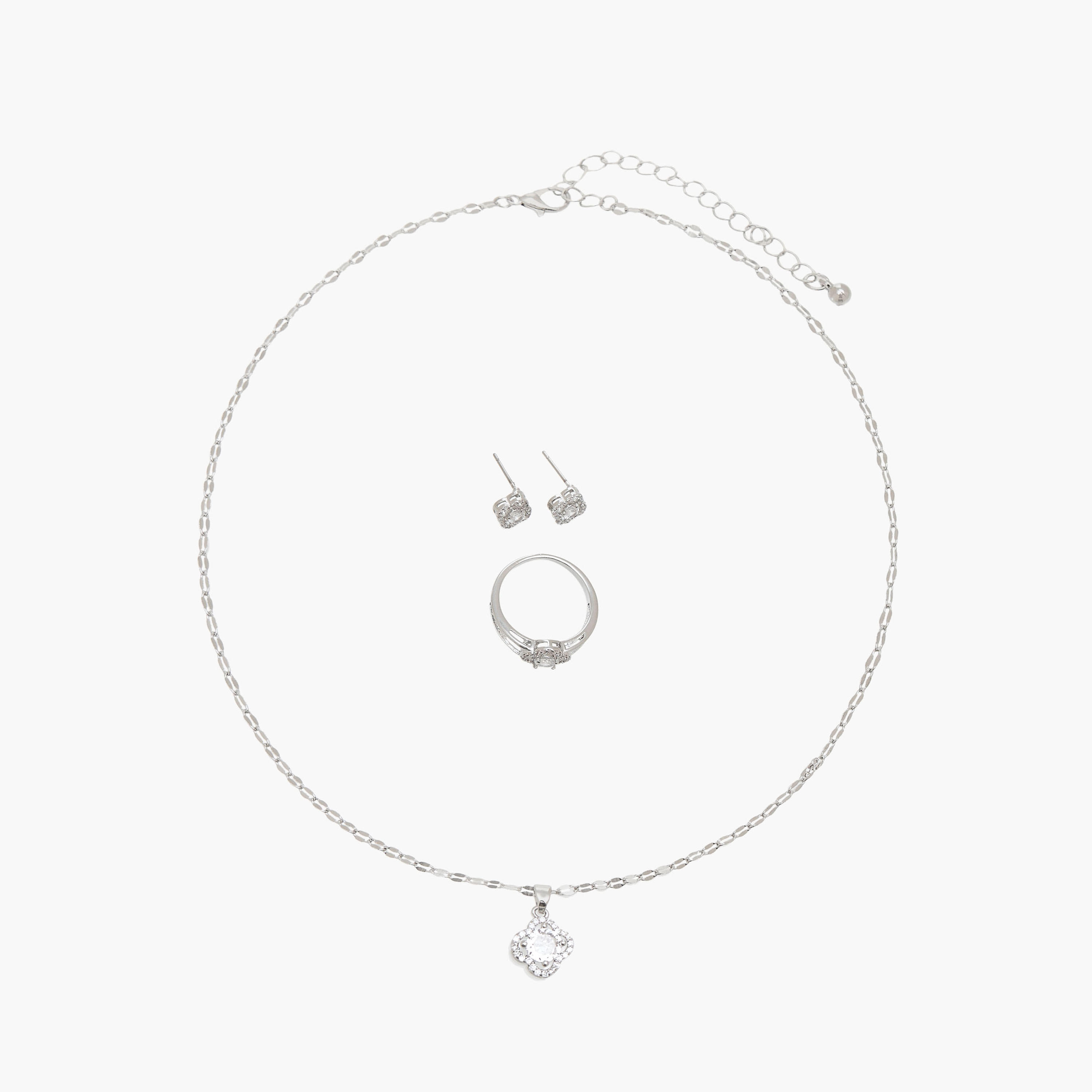 Flora Bella Metallic 3-Piece Jewellery Set-women-watchesandjewellery-jewellery-jewellerysets-image-1