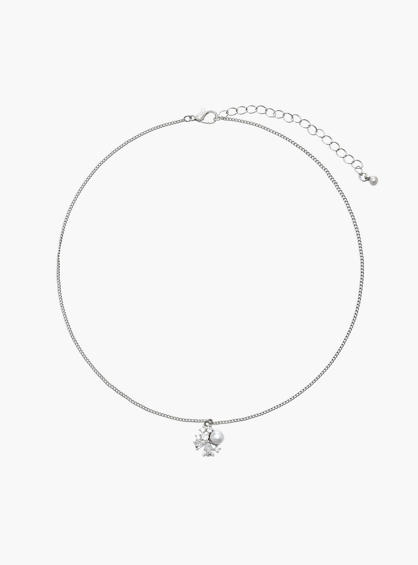 Flora Bella Set of 3 Embellished Metal Necklace, Earrings and Ring-women-watchesandjewellery-jewellery-jewellerysets-image-2