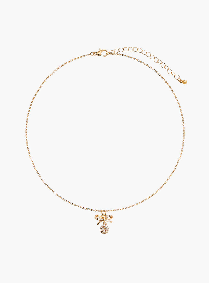 Set of 3 - Flora Bella Stone Embellished Pendant Necklace and Earrings with Ring-women-watchesandjewellery-jewellery-jewellerysets-image-2