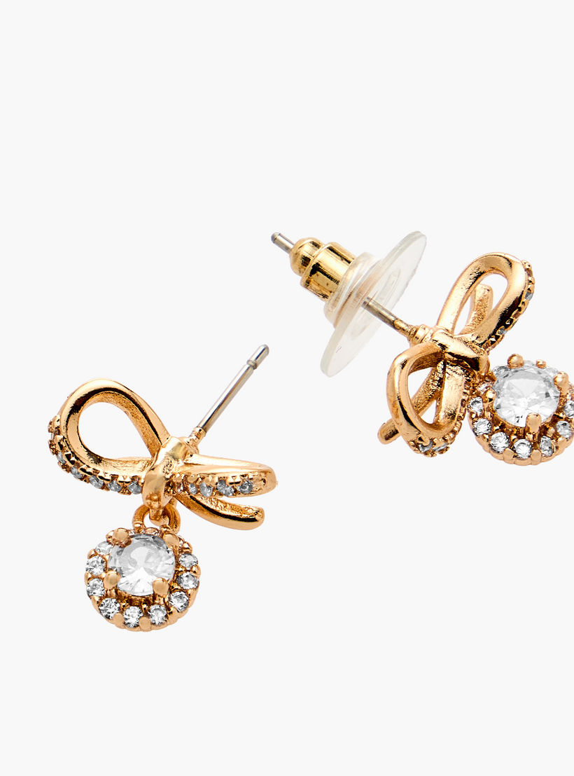 Set of 3 - Flora Bella Stone Embellished Pendant Necklace and Earrings with Ring-women-watchesandjewellery-jewellery-jewellerysets-image-7