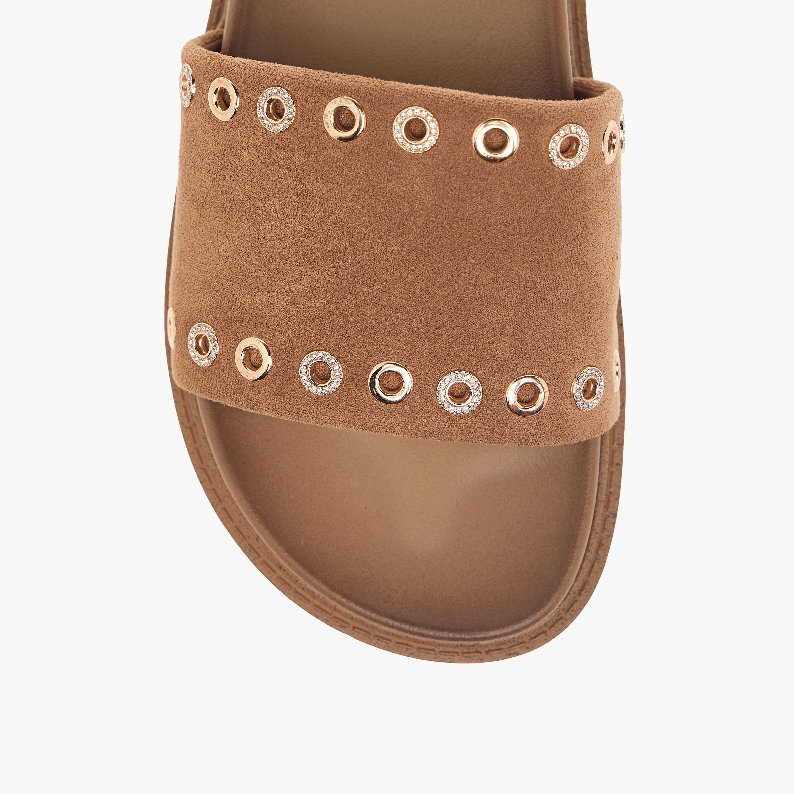 Celeste Women's Eyelet Detail Slip-On Flat Sandals-women-shoes-flats-sandals-image-3