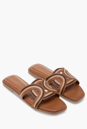 صندل سهل الارتداء بتفاصيل درزات للنساء من سيليست-women-shoes-flats-image-1