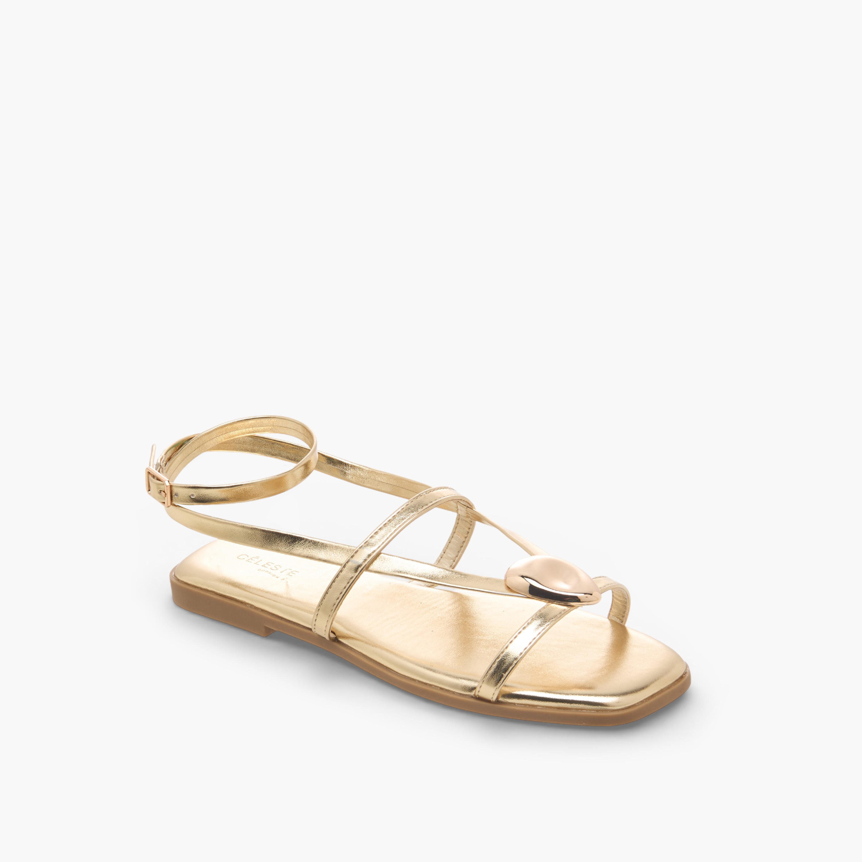 Celeste Women Ankle Strap Flat Sandals-women-shoes-flats-sandals-image-2