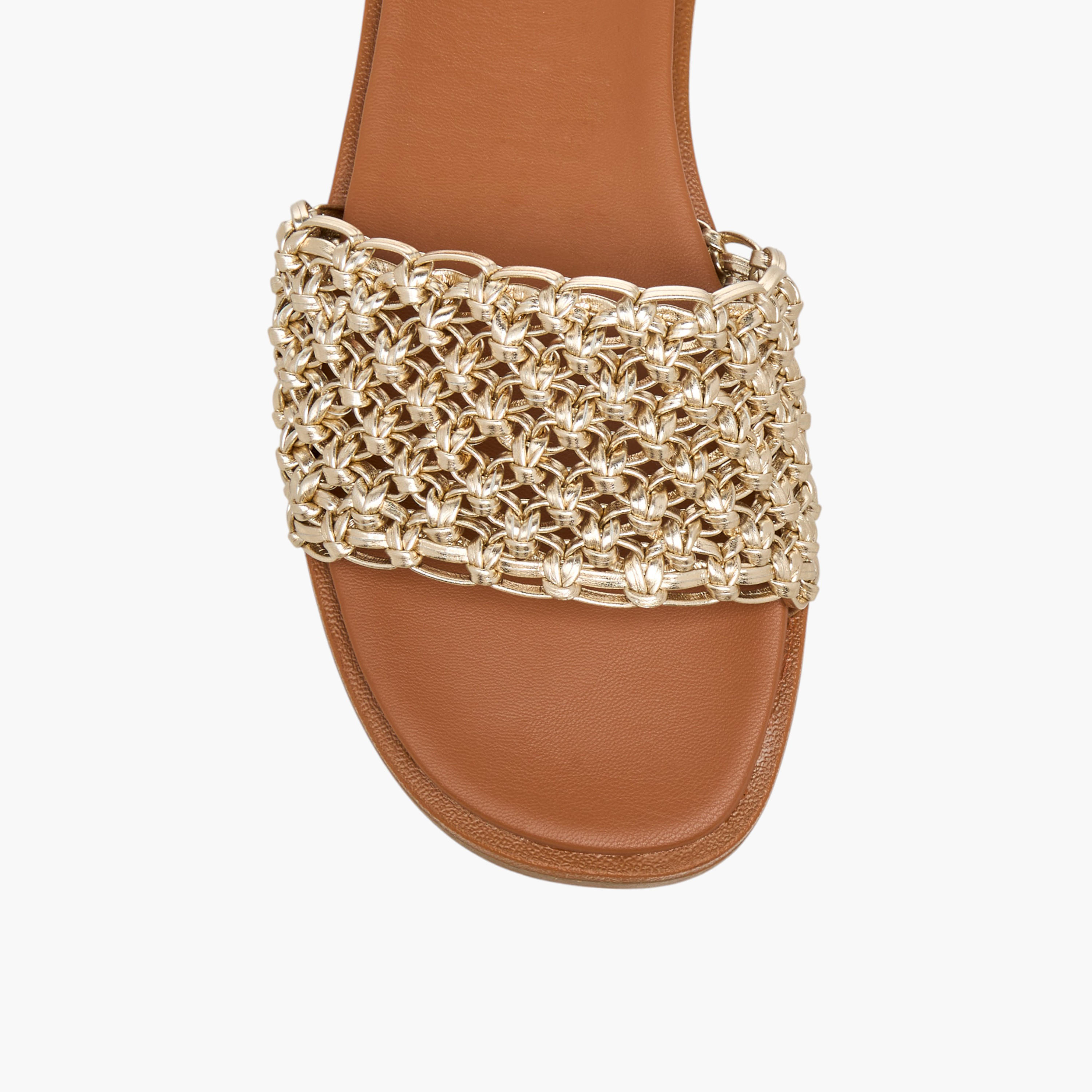 Celeste Women's Textured Slip-On Sandals-women-shoes-flats-sandals-image-4