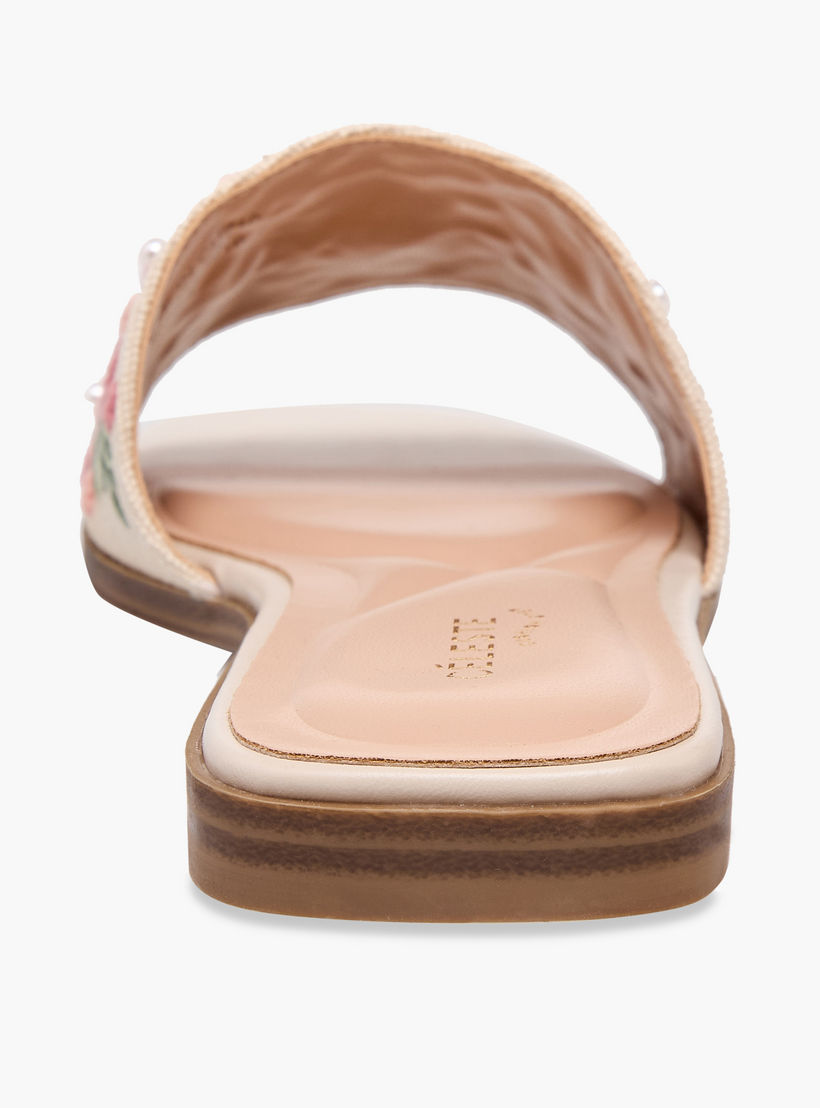 Celeste Women Embroidered Slide Sandals-women-shoes-sandals-flats-image-8