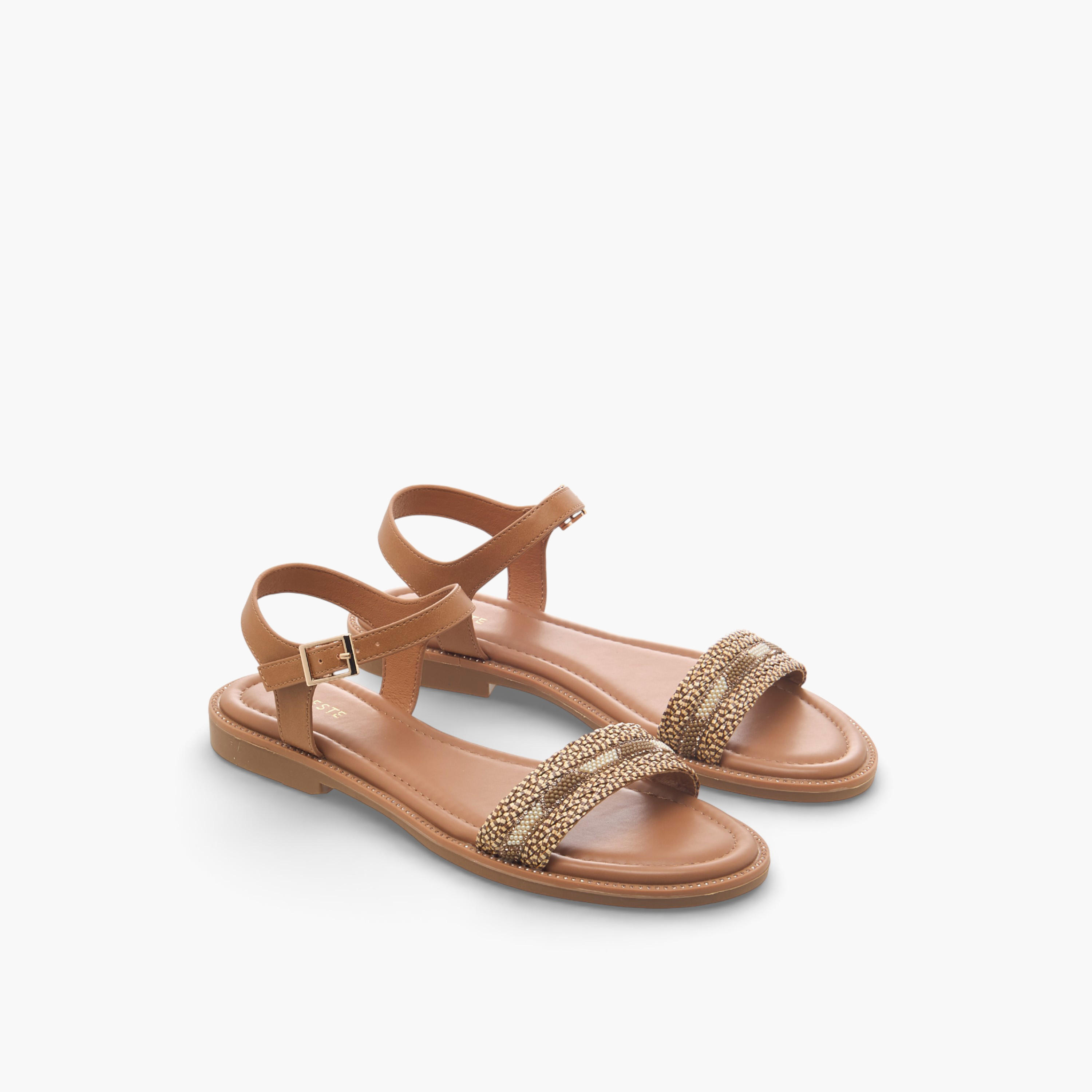Celeste Women Ankle Strap Flat Sandals-women-shoes-flats-sandals-image-1