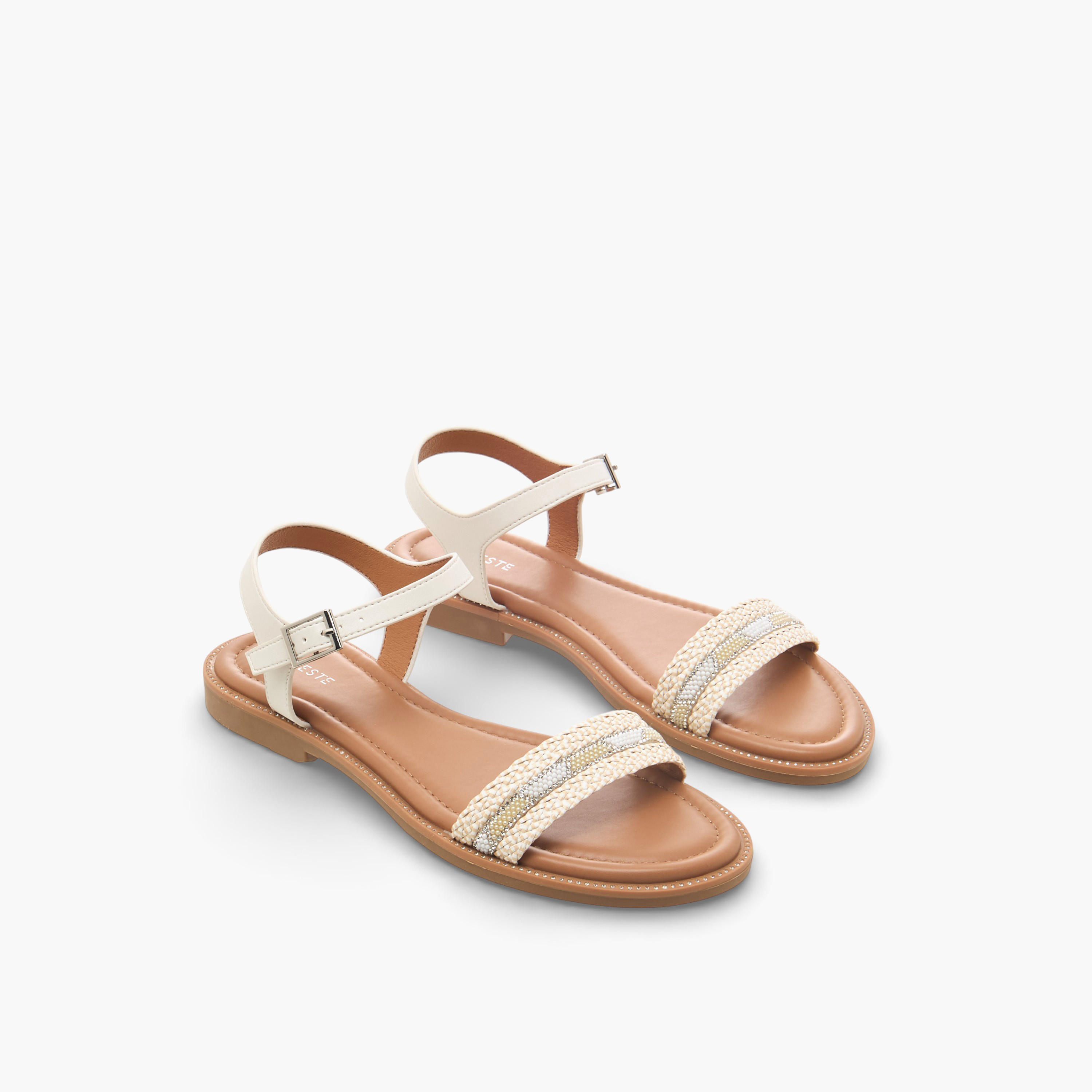 Celeste Women Ankle Strap Flat Sandals-women-shoes-flats-sandals-image-1