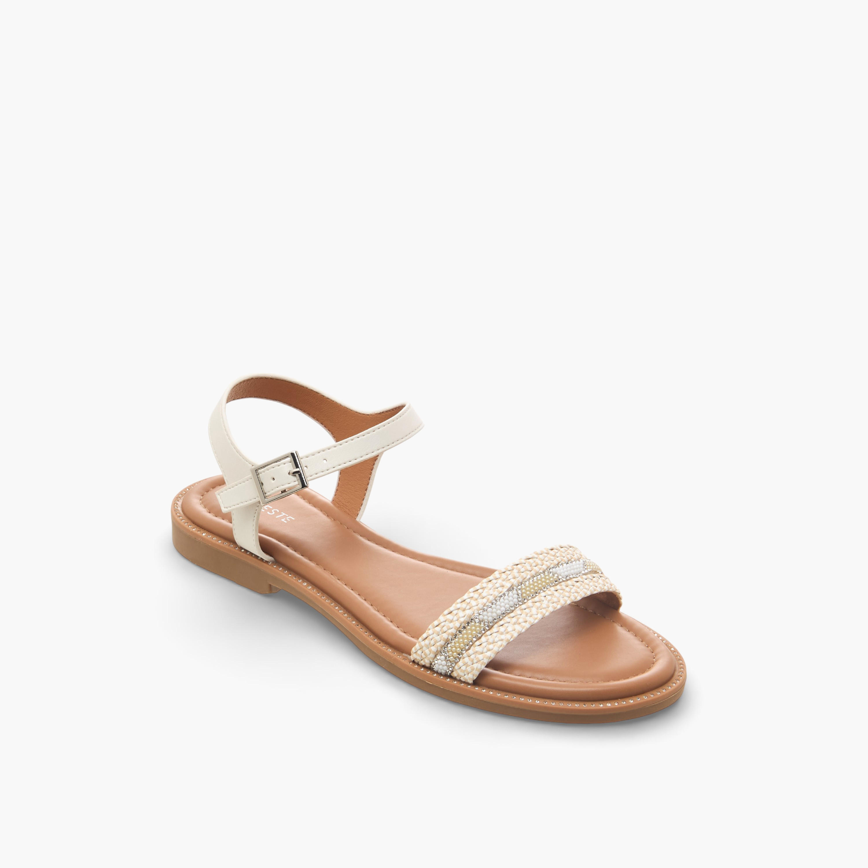 Celeste Women Ankle Strap Flat Sandals-women-shoes-flats-sandals-image-2