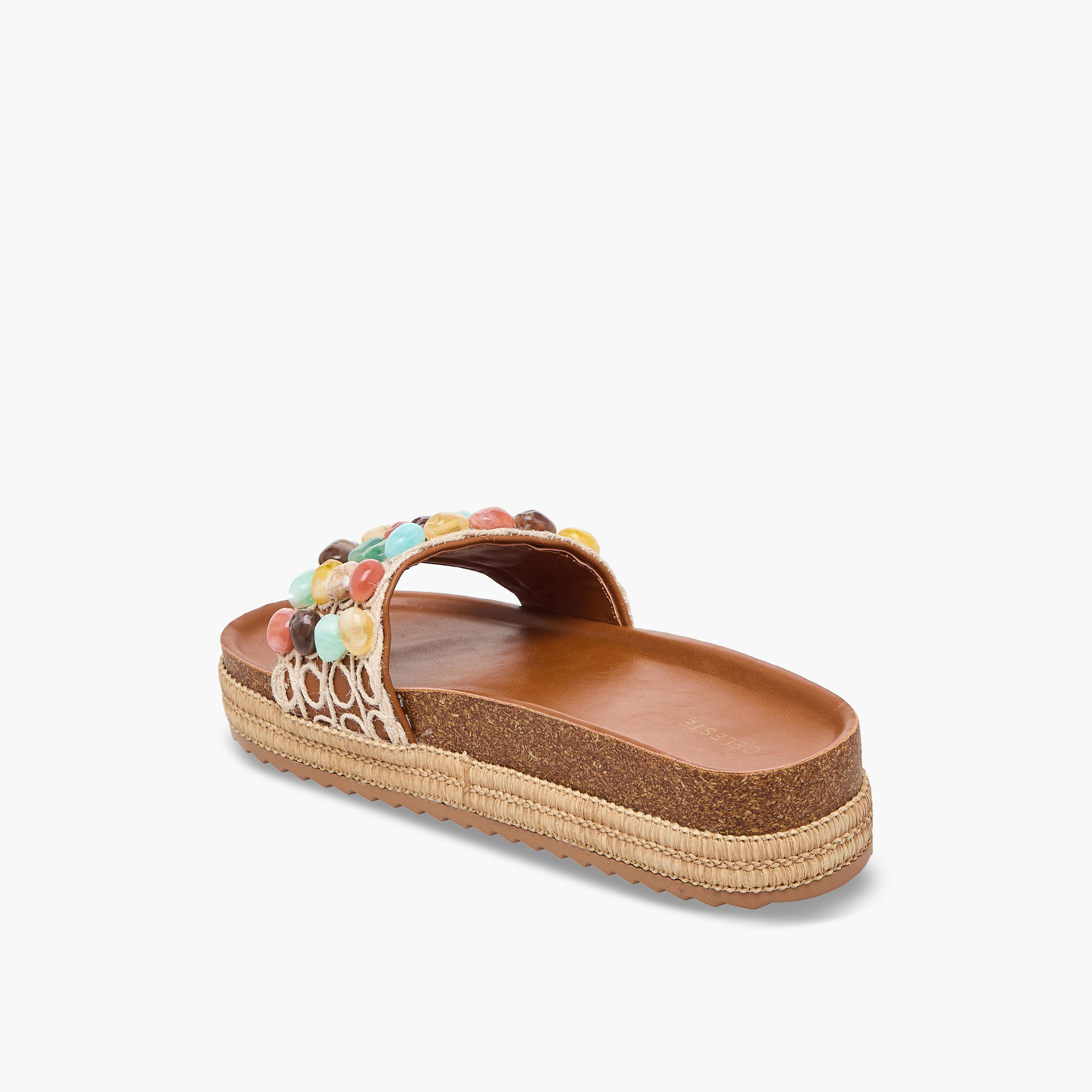 Celeste Women Beaded Strap Espadrille Slide Sandals-women-shoes-sandals-flats-image-5