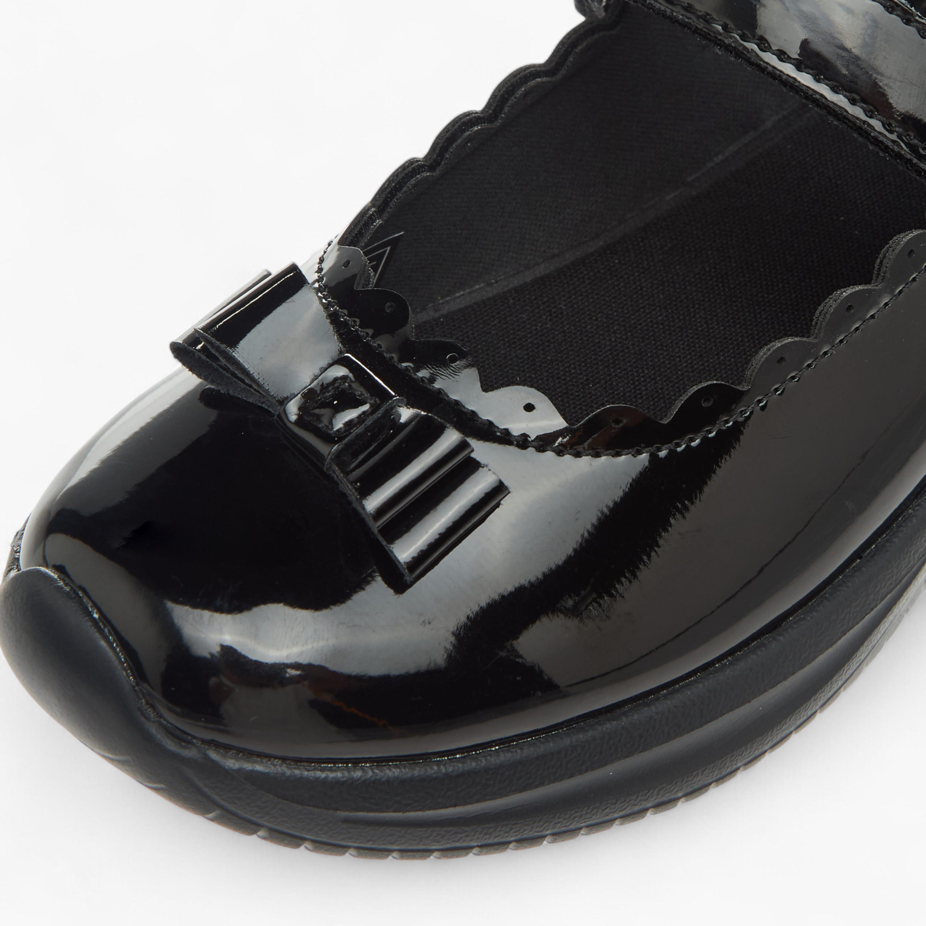 Dash Bow Accent School Shoes with Hook and Loop Closure-girls-shoes-schoolshoes-image-6