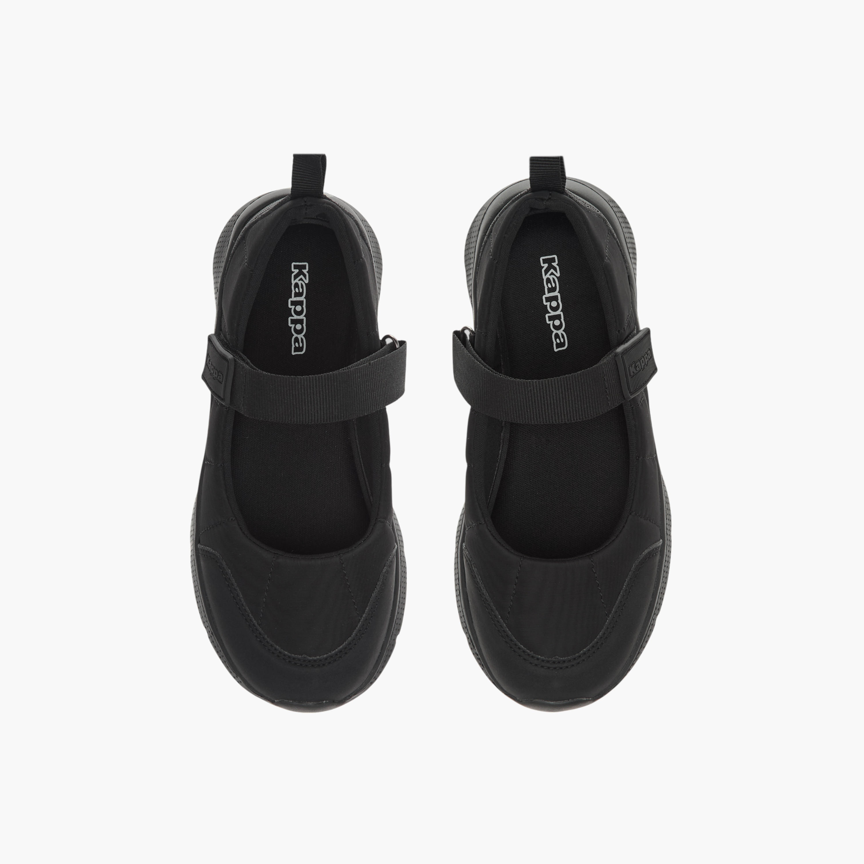 Kappa Girls' Pull Tab Detail School Shoes with Hook and Loop Closure-girls-shoes-schoolshoes-image-1