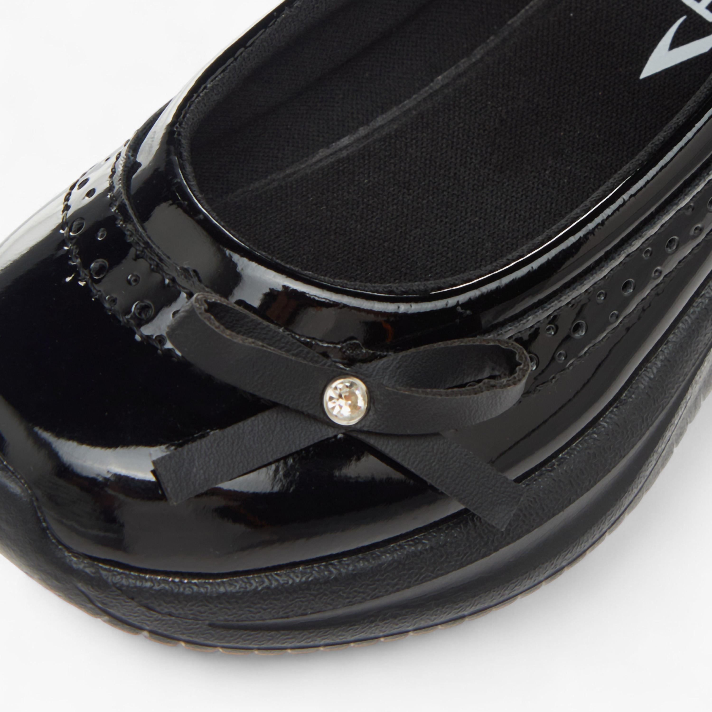 Dash Bow Accent School Shoes with Hook and Loop Closure-girls-shoes-schoolshoes-image-6