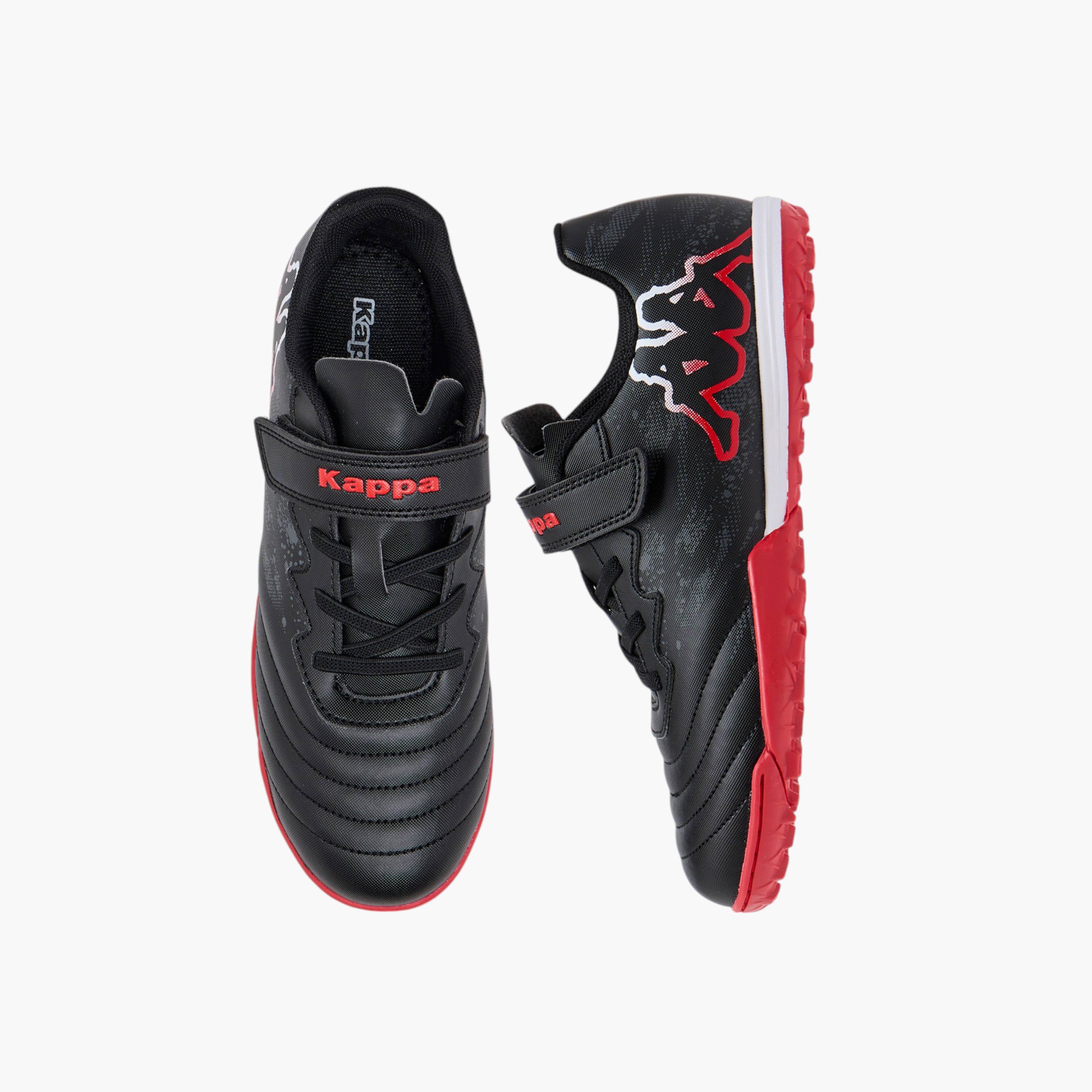 Kappa Kids Hook & Loop Durable Football Turf Shoes-sports-boys-shoes-image-1