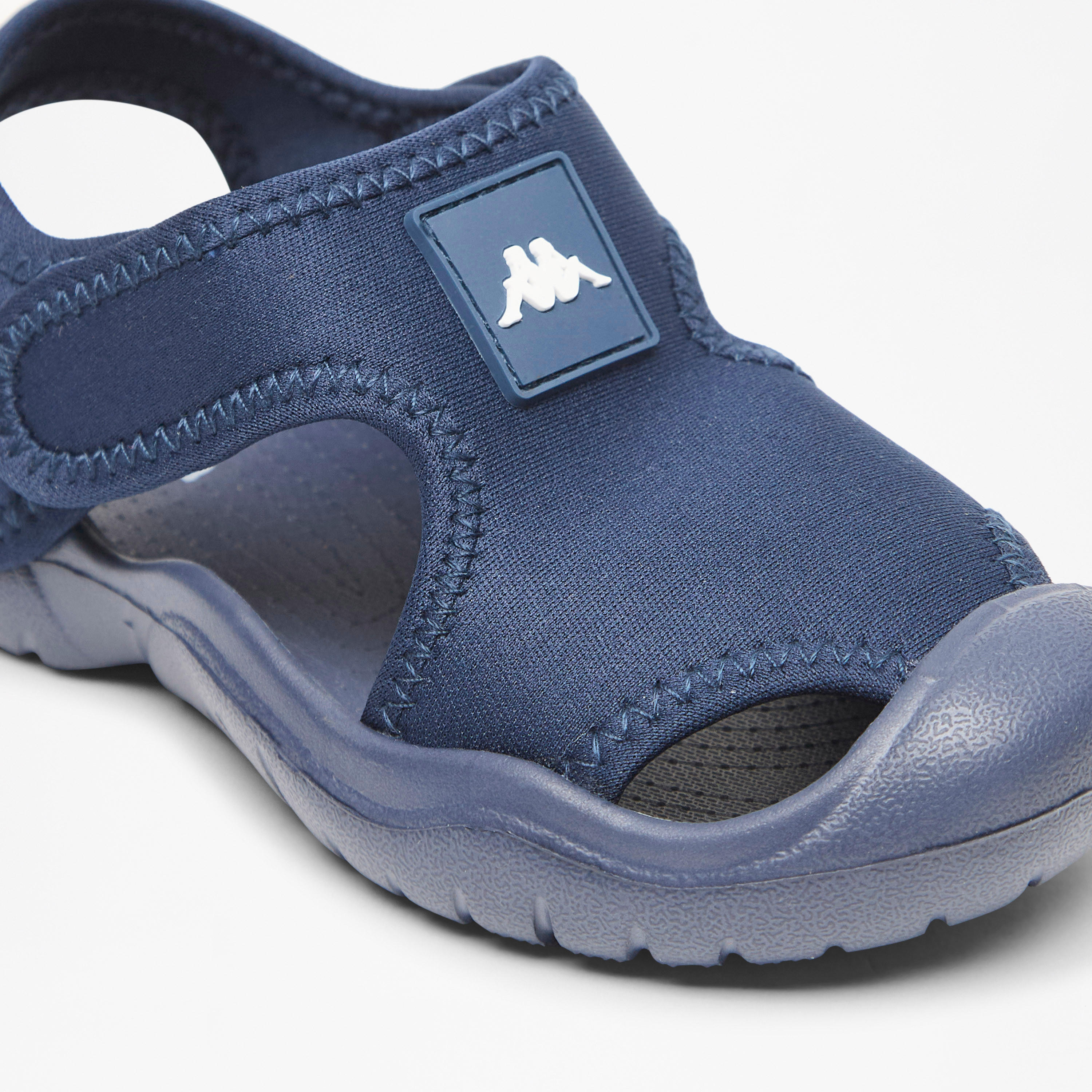 Kappa Boys' Logo Detail Floaters with Hook and Loop Closure-boys-shoes-sandals-image-5
