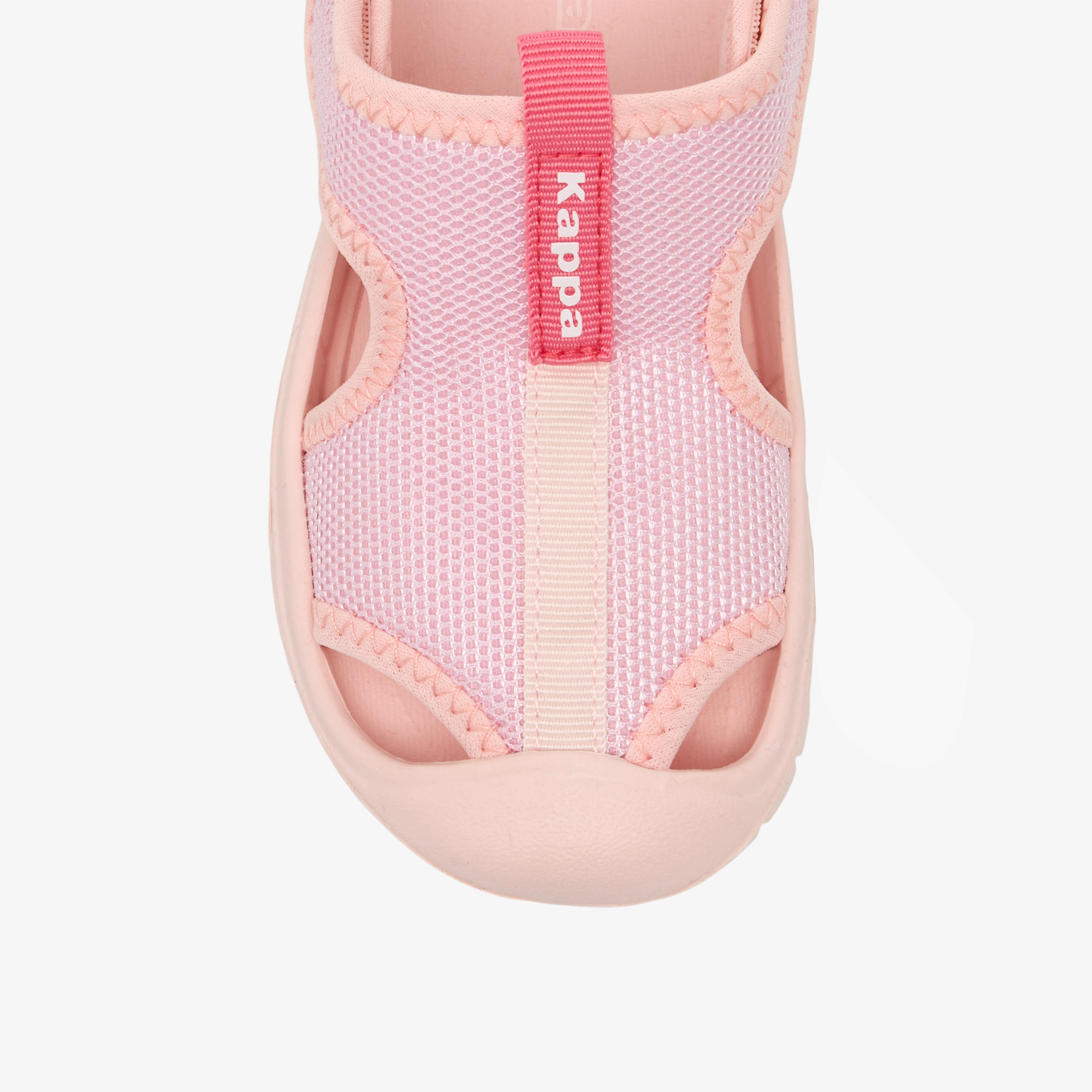 Kappa Sandals with Hook & Loop Closure, Mesh Texture-baby-girls-shoes-sandals-image-3