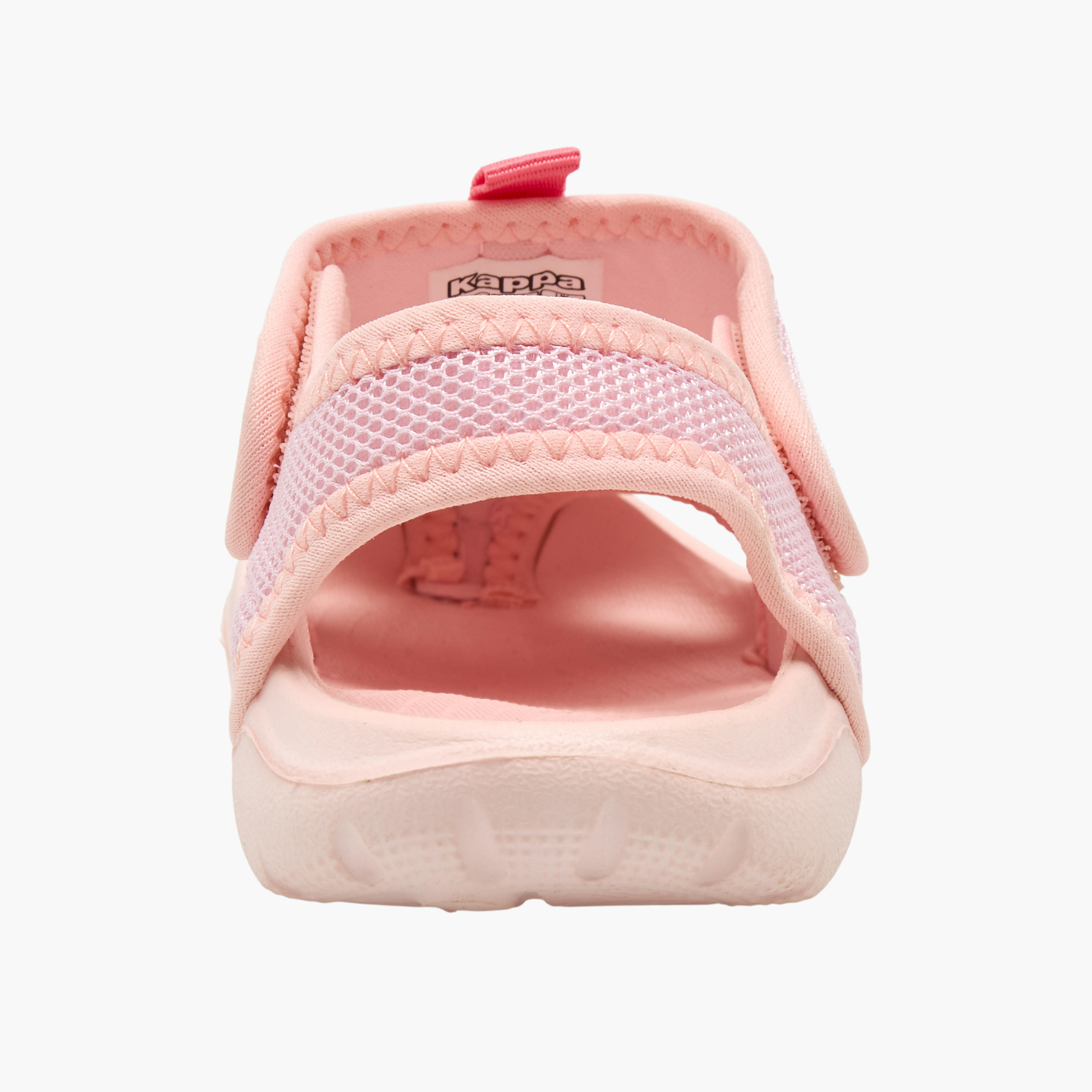 Kappa Sandals with Hook & Loop Closure, Mesh Texture-baby-girls-shoes-sandals-image-4