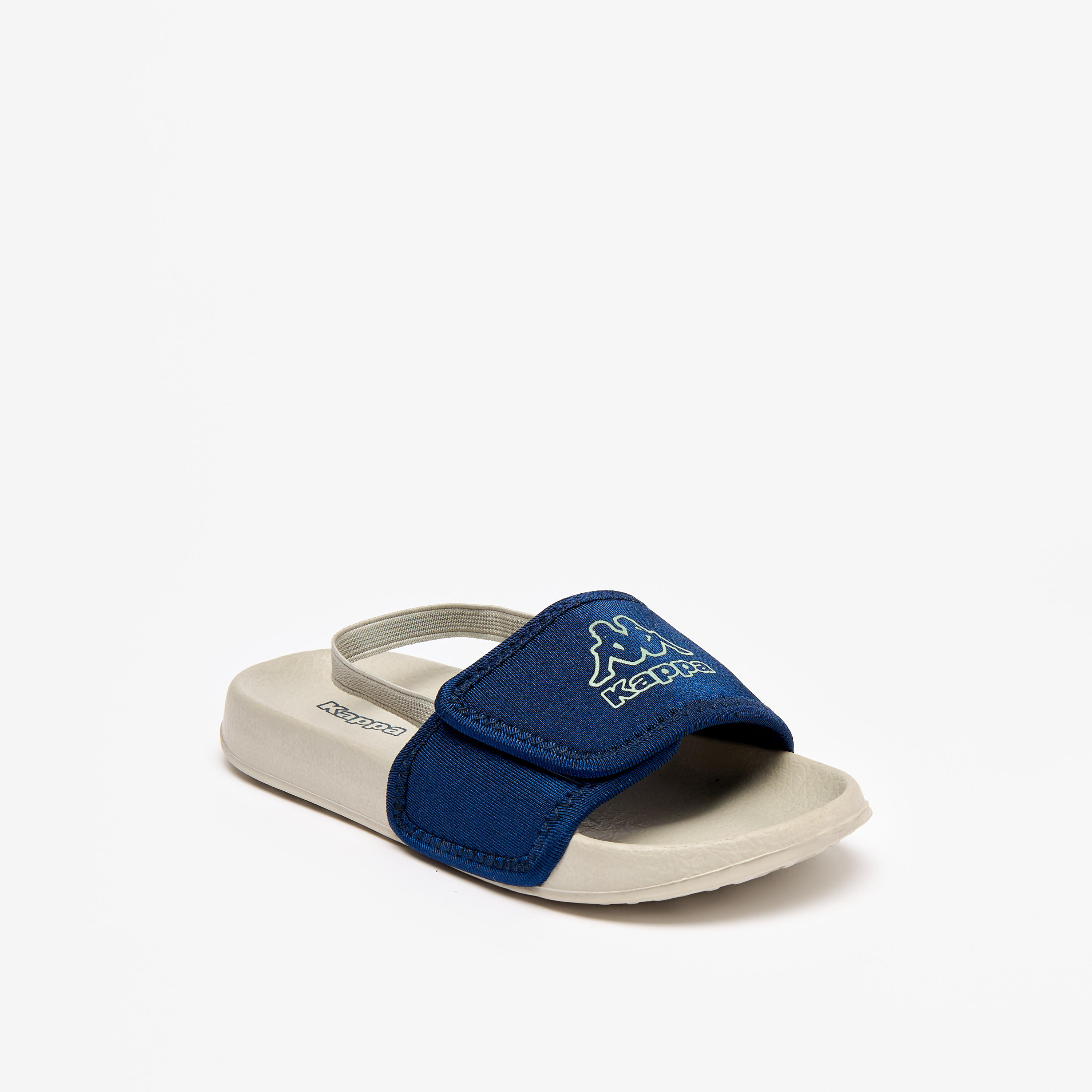 Kappa Boy's Logo Print Sandals with Cushioning and Back Strap-boys-shoes-sandals-image-2