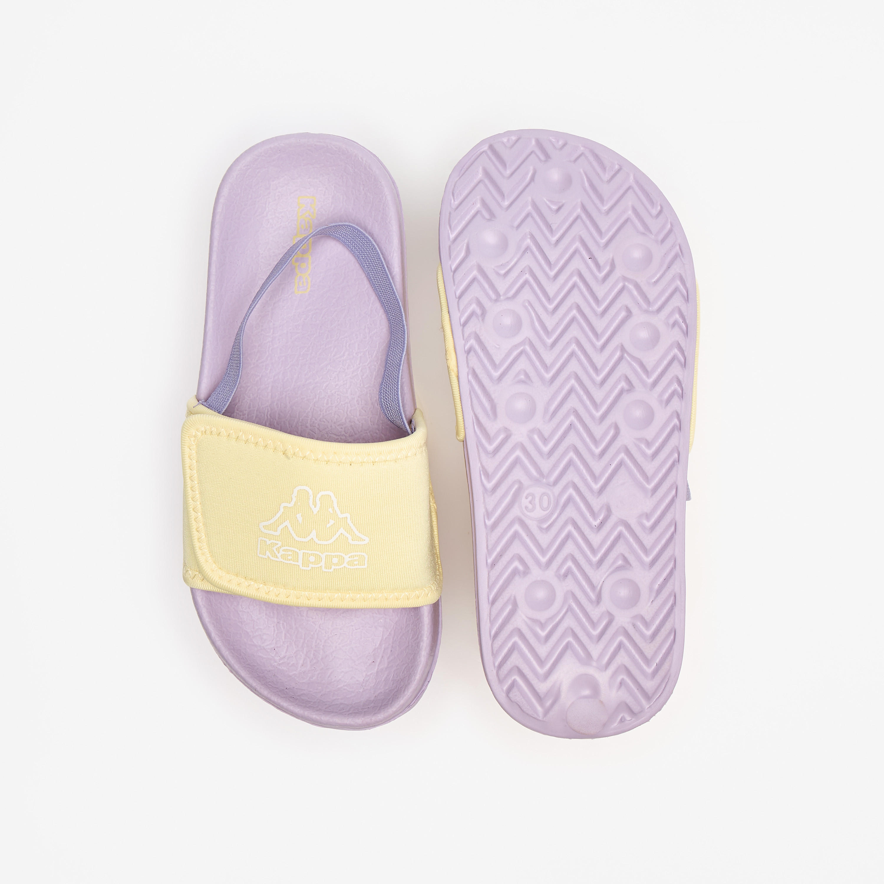صندل بِحزام خلفي وطبعات شعار للبنات من كابا-girls-shoes-flipflopsandslides-image-5