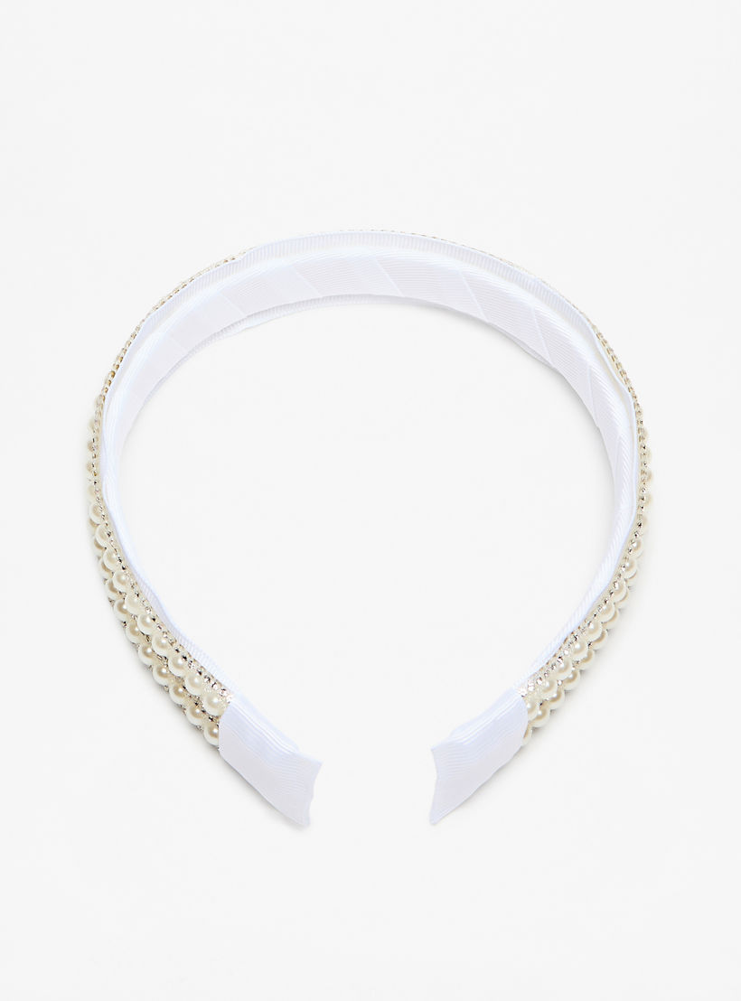شريطة شعر مزينة باللؤلؤ من فلورا بيلا-girls-accessories-hairaccessories-image-2