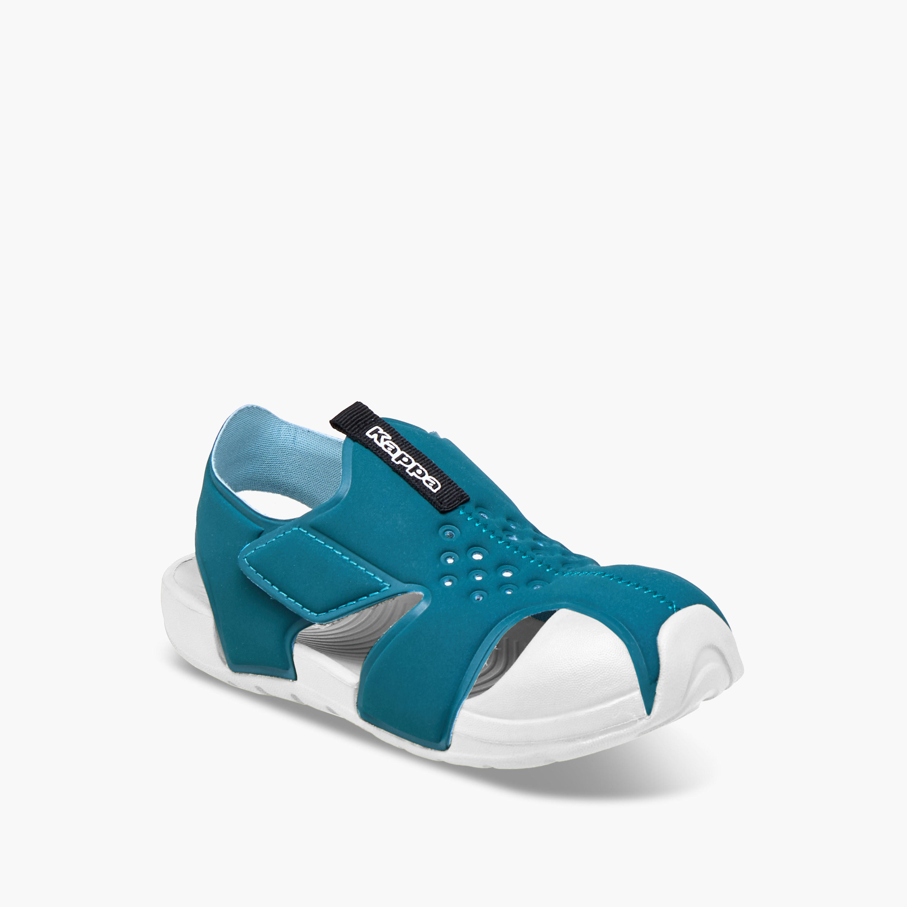 Kappa Girls' Perforated Sandals with Hook and Loop Closure-girls-shoes-sandals-image-2