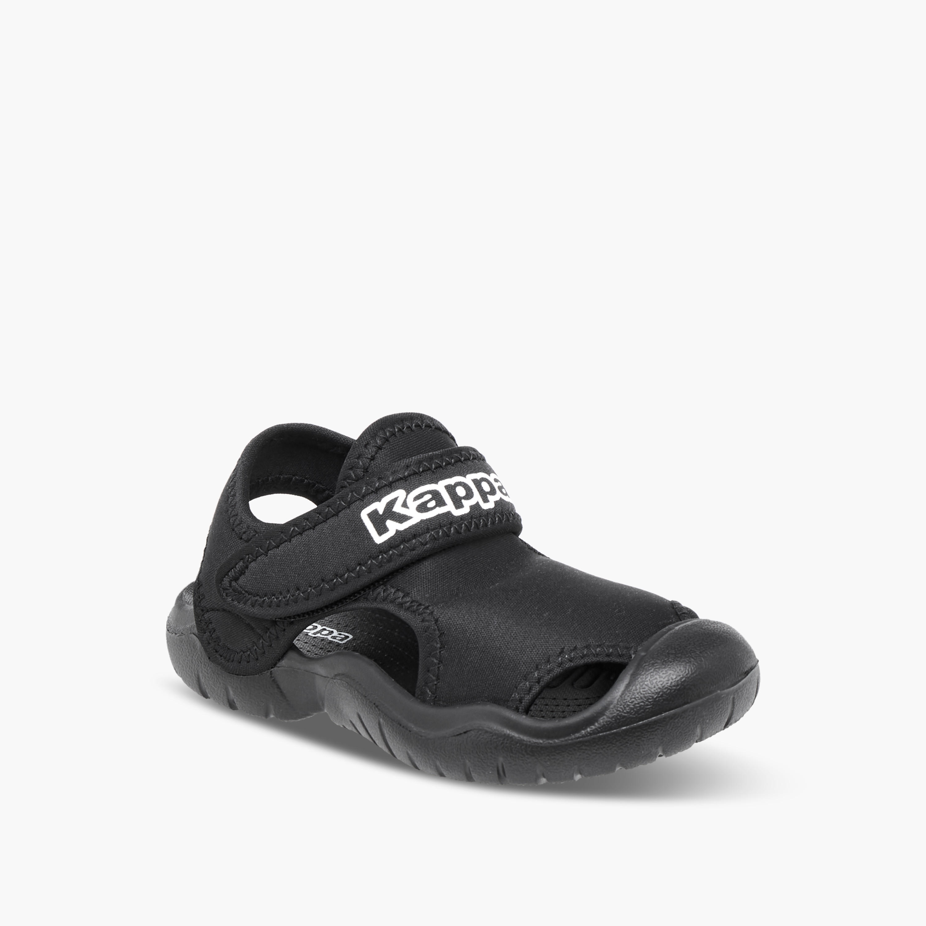 Kappa Boys' Logo Print Sandals with Hook and Loop Closure-boys-shoes-sandals-image-2