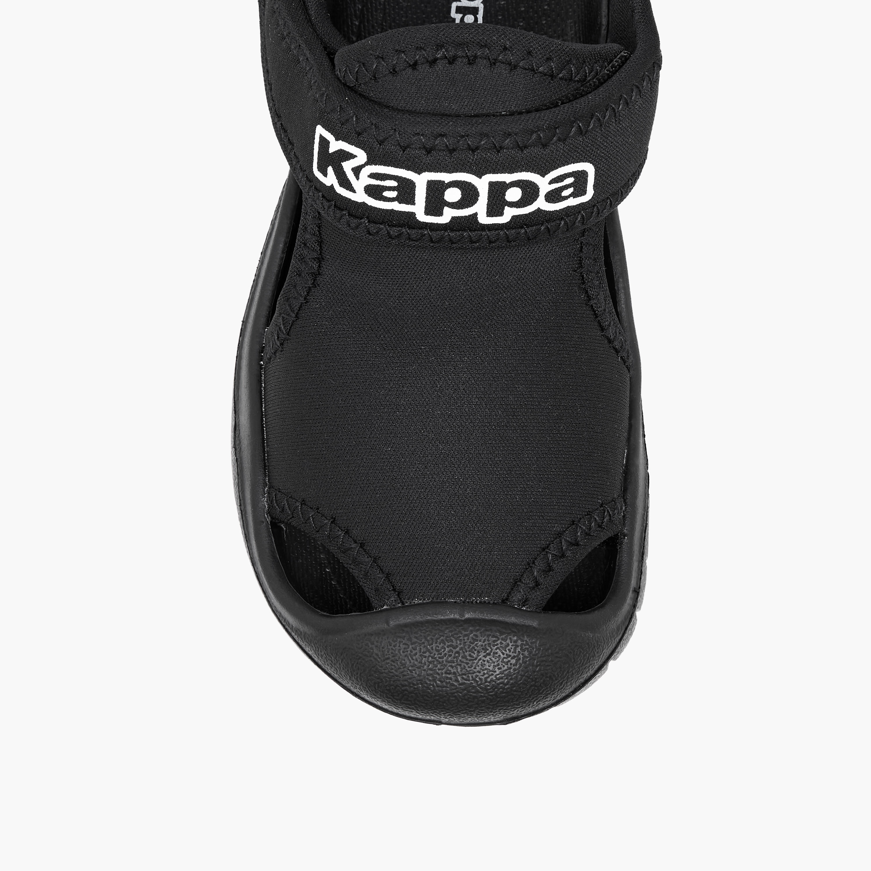 Kappa Boys' Logo Print Sandals with Hook and Loop Closure-boys-shoes-sandals-image-4