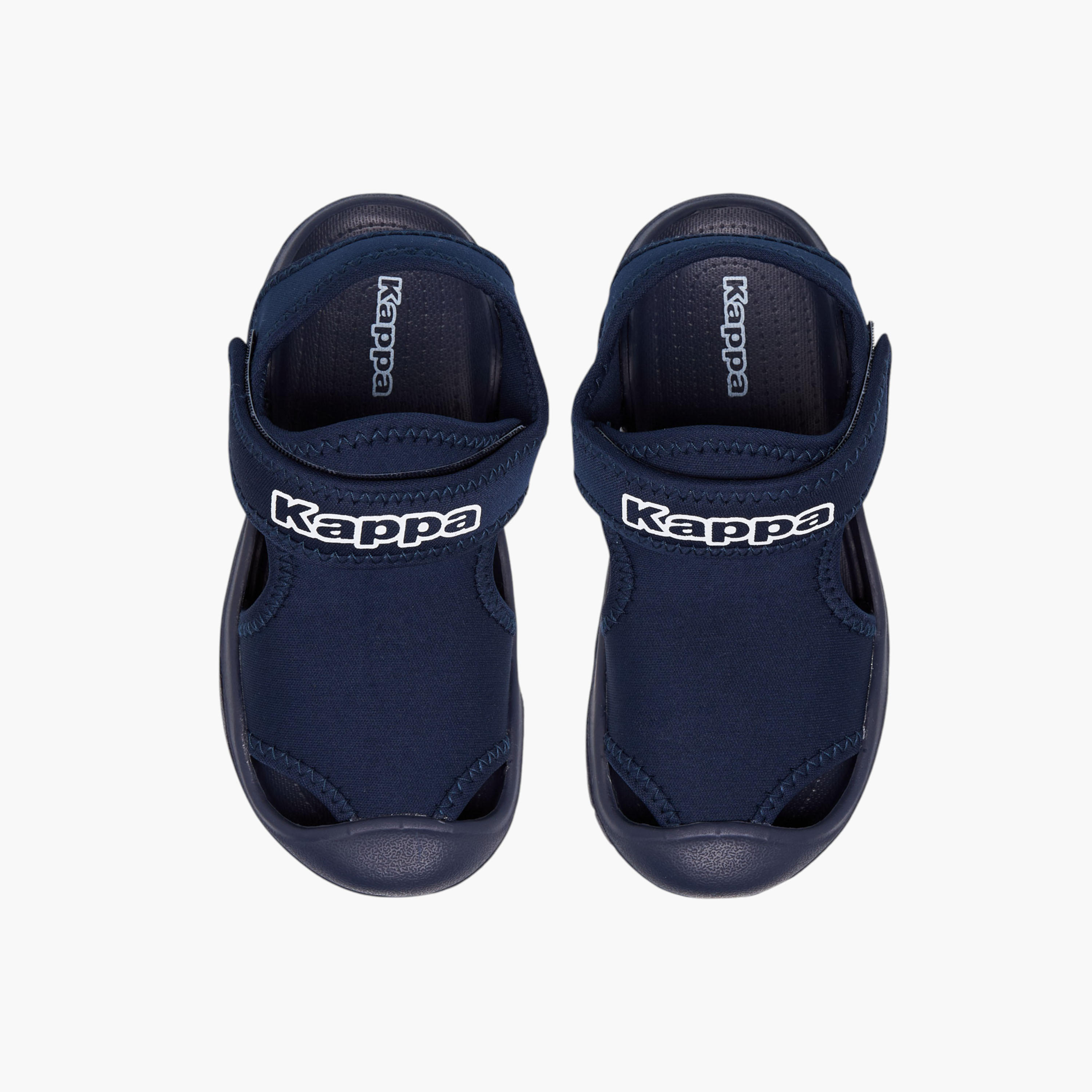 Kappa Boys' Logo Print Sandals with Hook and Loop Closure-boys-shoes-sandals-image-1