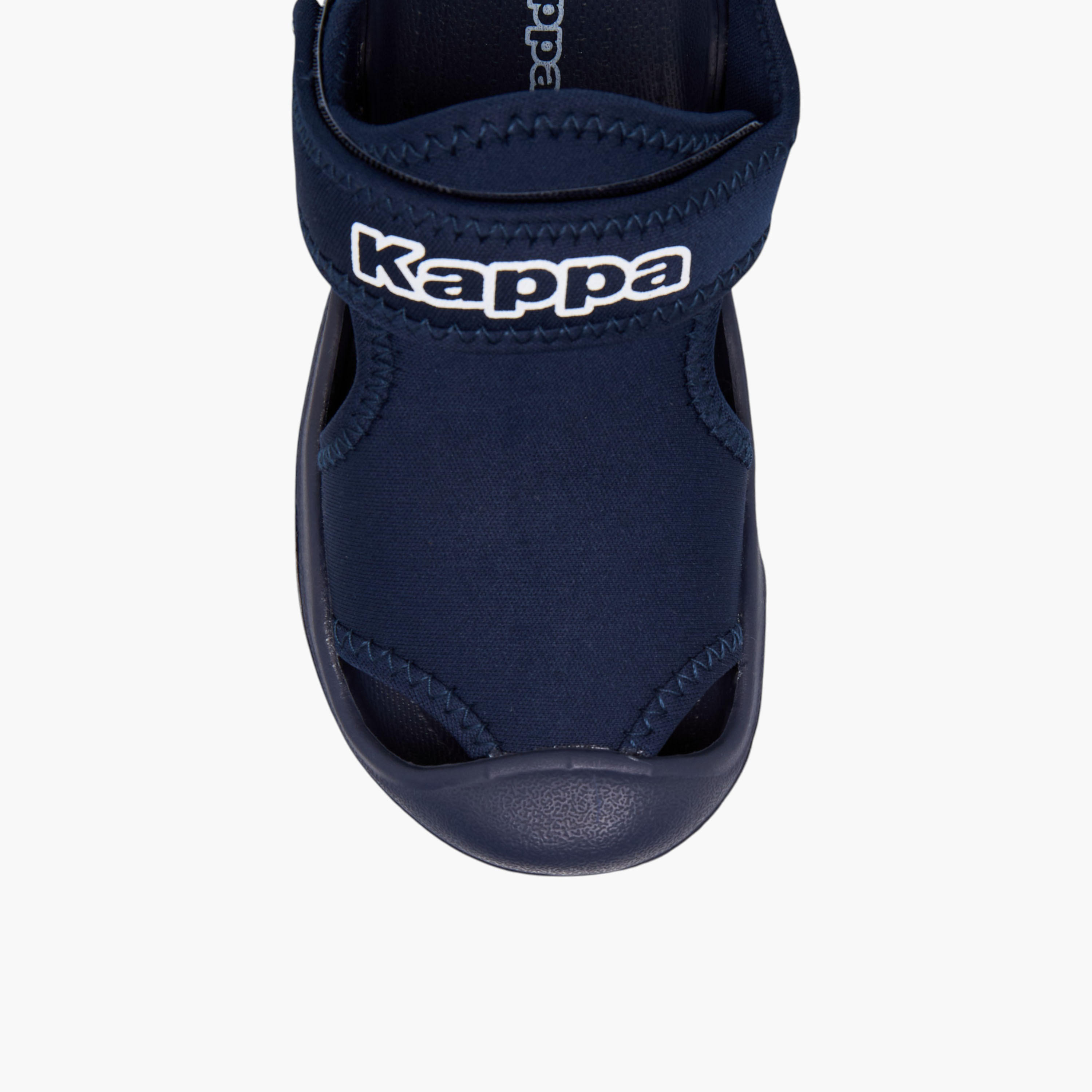 Kappa Boys' Logo Print Sandals with Hook and Loop Closure-boys-shoes-sandals-image-3
