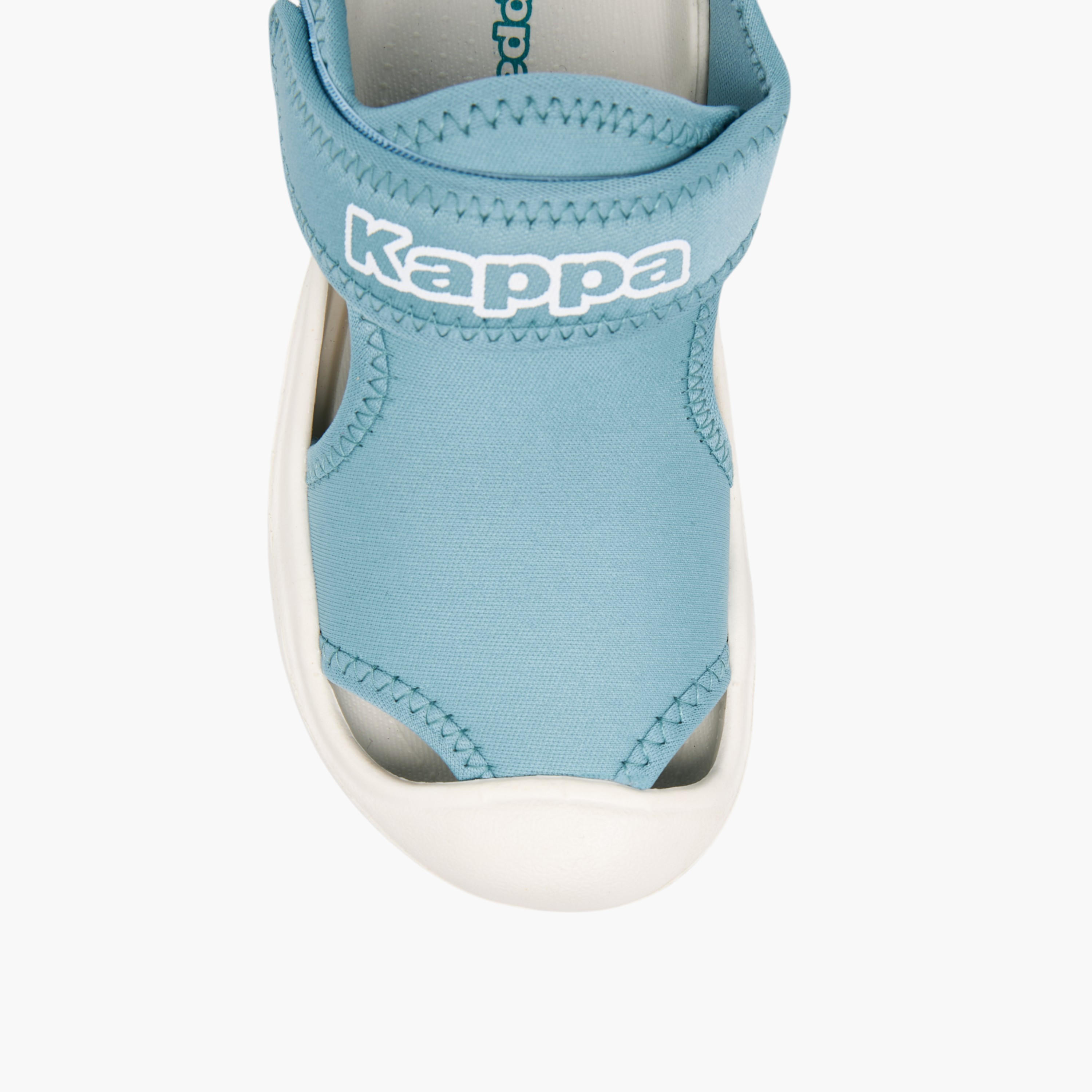Kappa Girls' Logo Print Sandals with Hook and Loop Closure-girls-shoes-sandals-image-3