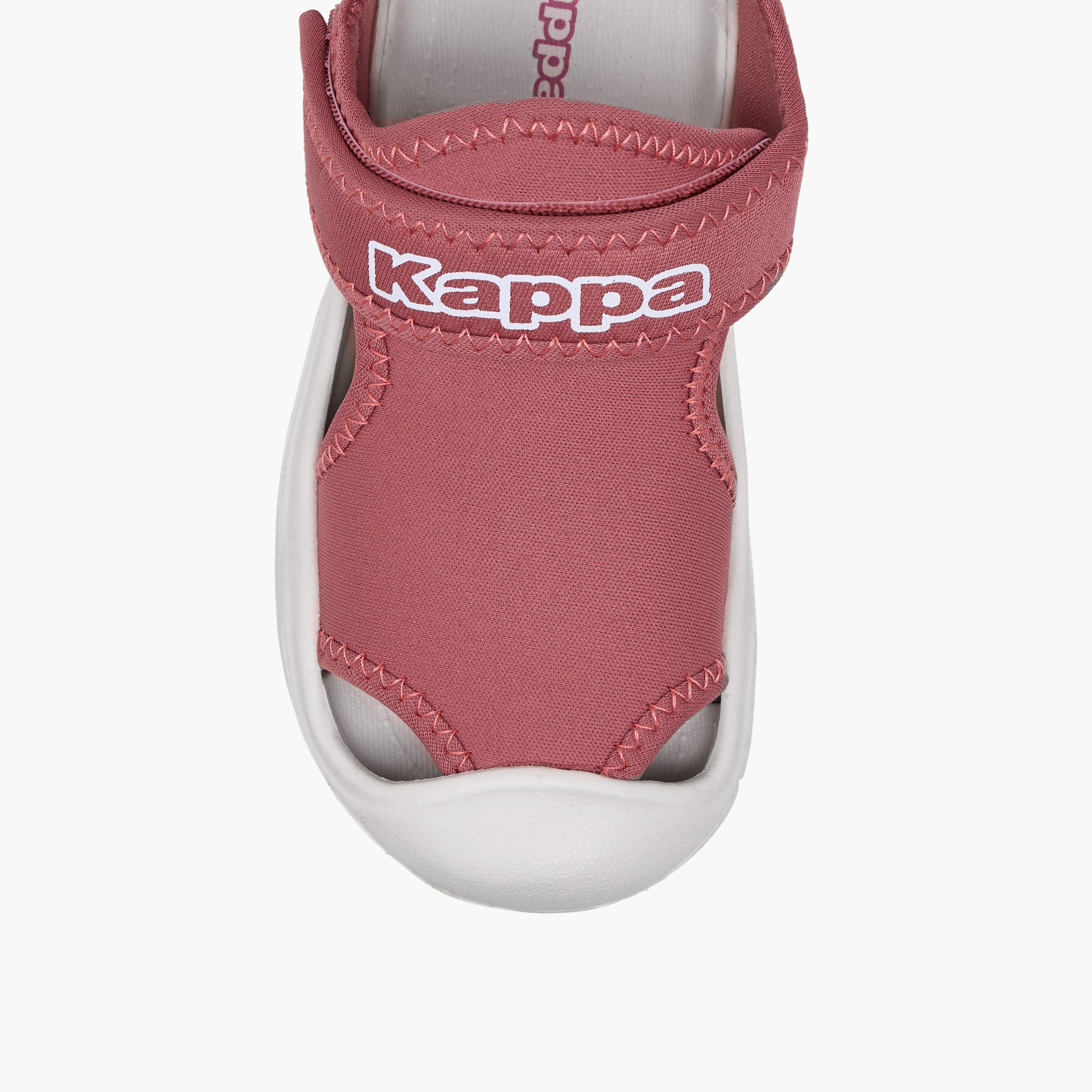Kappa Girls' Logo Print Sandals with Hook and Loop Closure-girls-shoes-sandals-image-4
