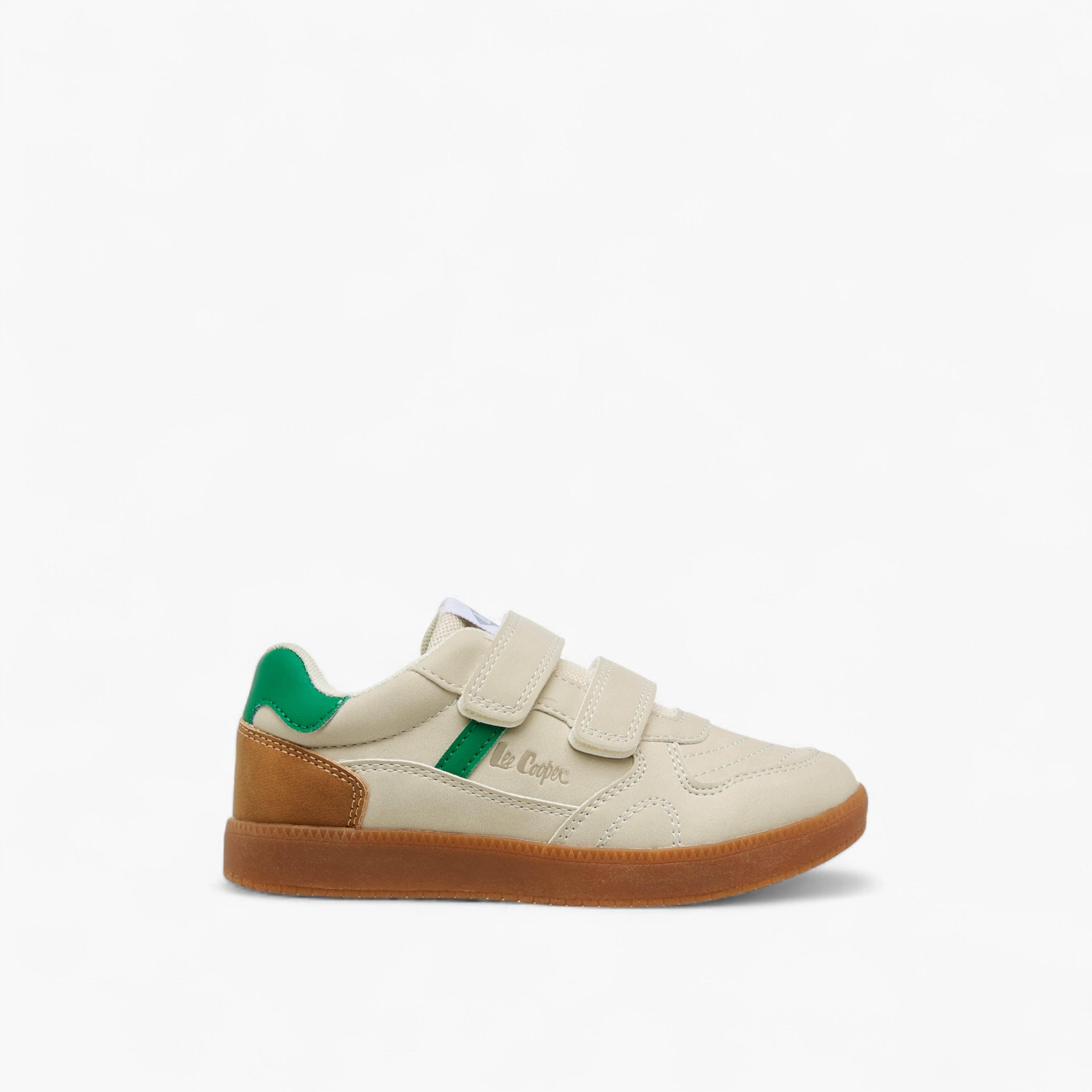 Lee Cooper Boys' Panelled Sneakers with Hook and Loop Closure-boys-shoes-sneakers-image-3