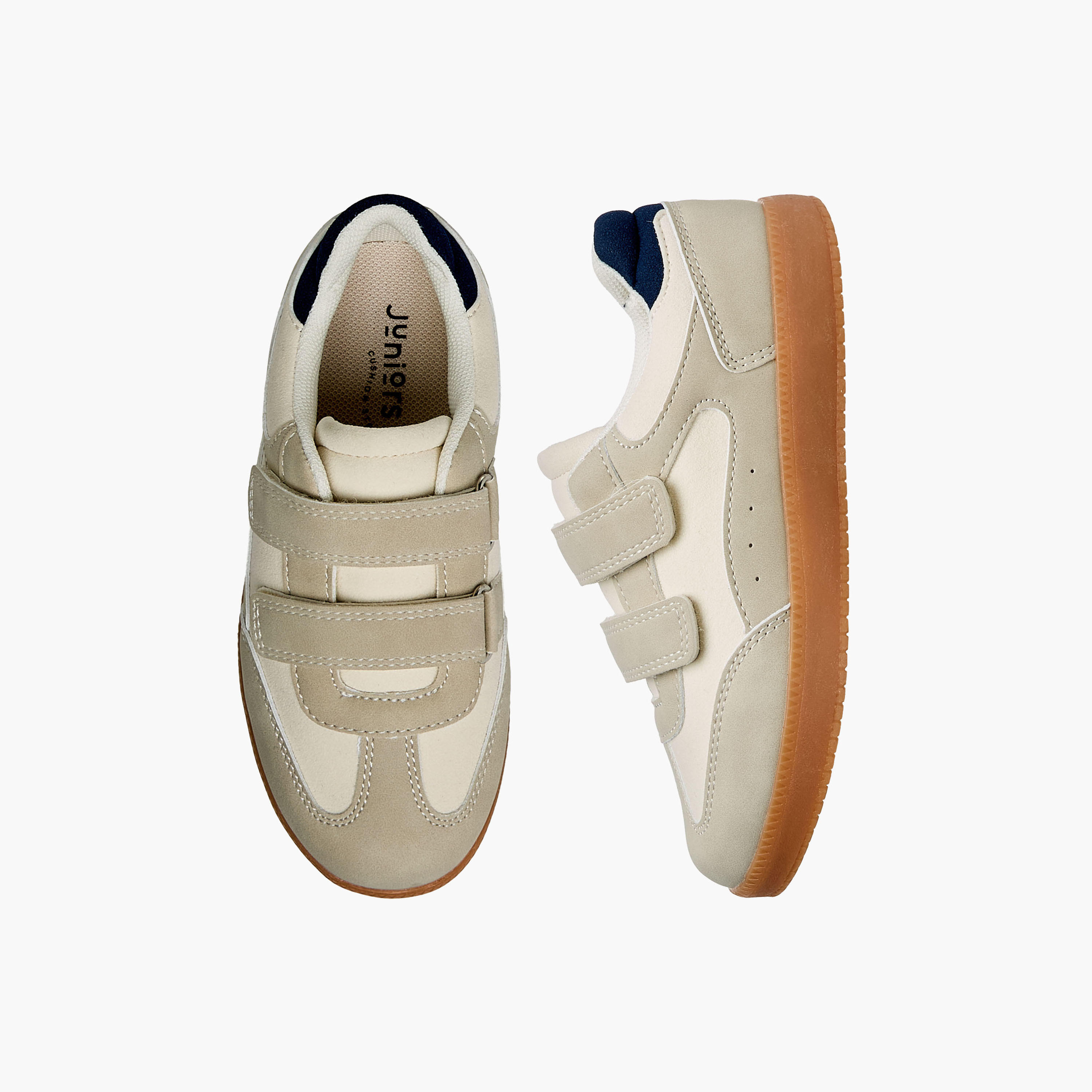 حذاء سنيكرز بشريط إغلاق لاصق للأولاد من جونيورز-boys-shoes-sneakers-image-1
