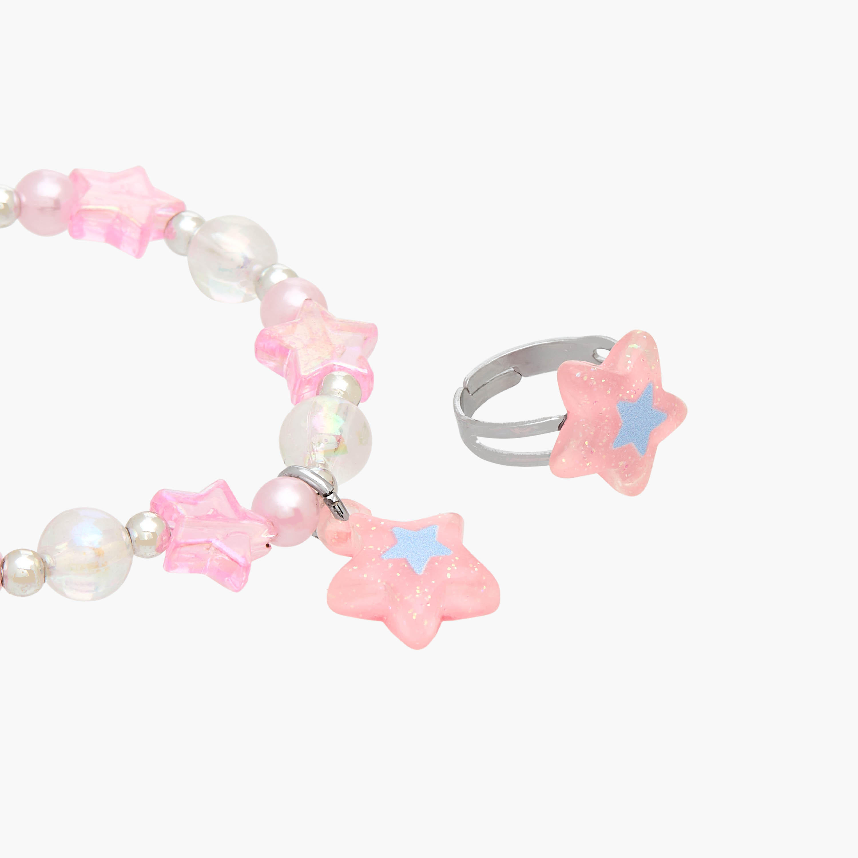 Flora Bella Star Embellished Bracelet and Ring Set-girls-accessories-jewellery-image-5