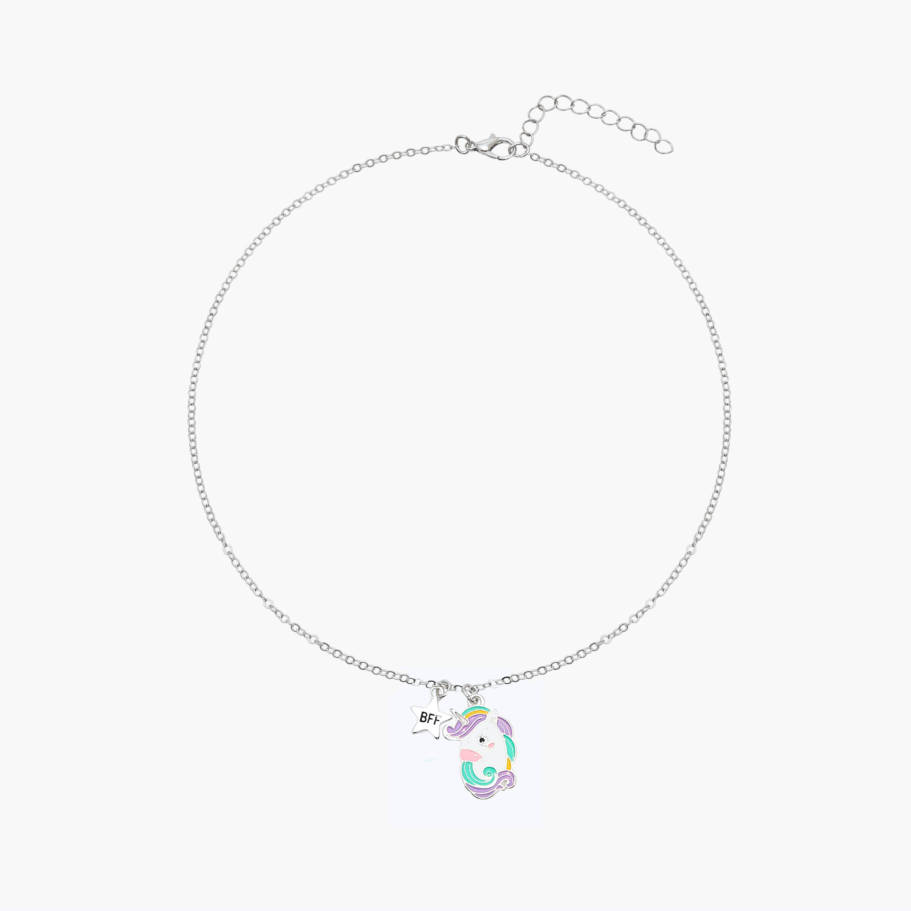Flora Bella Unicorn Pendant BFF Necklace - Set of 2-girls-accessories-jewellery-image-2